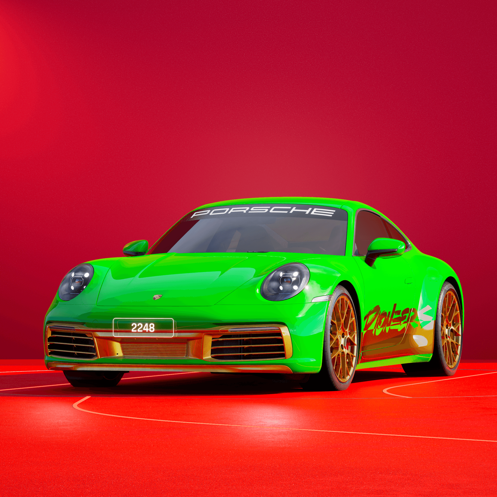 The PORSCHΞ 911 2248 image in phase