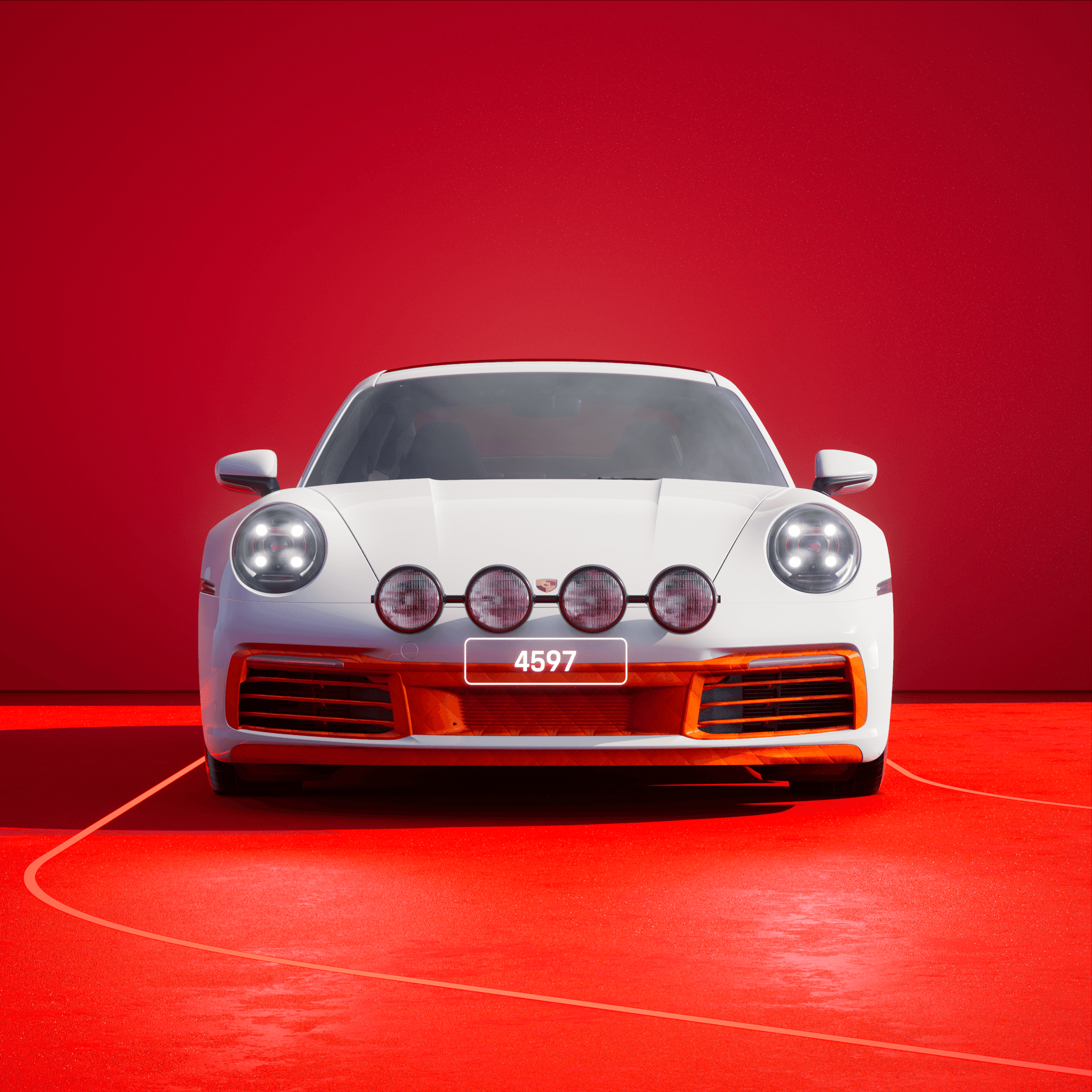 The PORSCHΞ 911 4597 image in phase