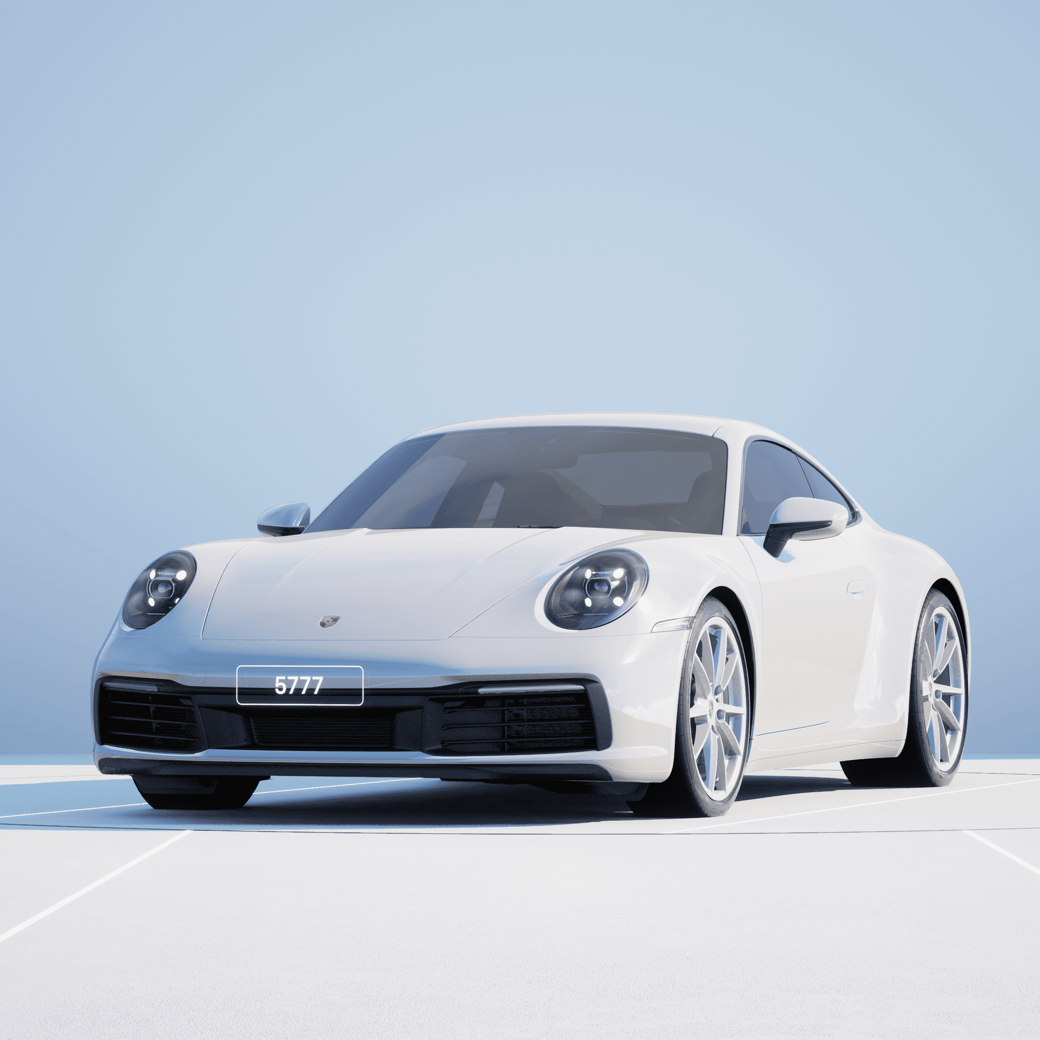 The PORSCHΞ 911 5777 image in phase