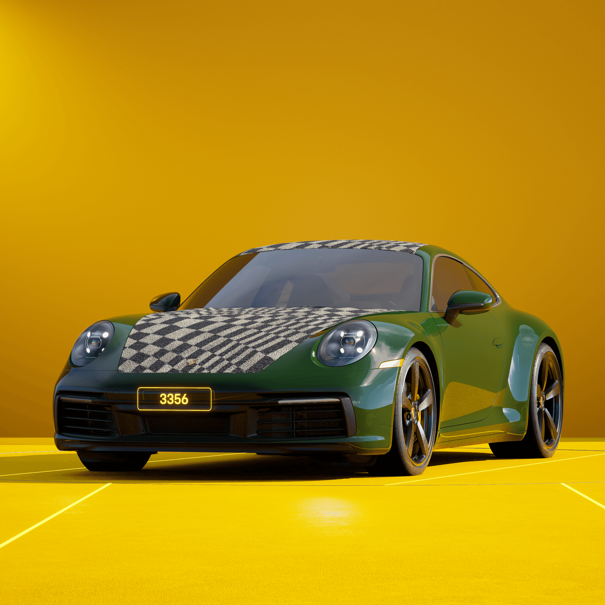 The PORSCHΞ 911 3356 image in phase
