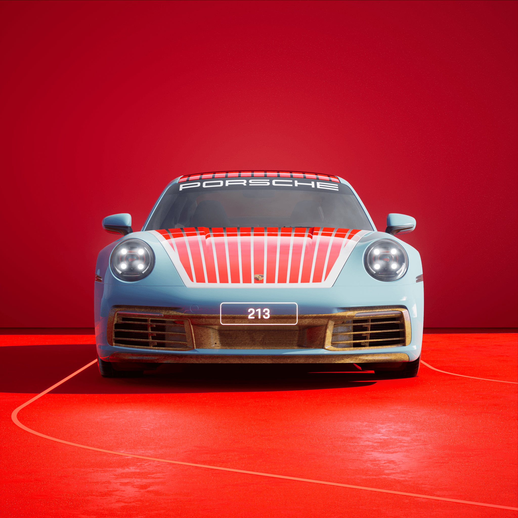 The PORSCHΞ 911 213 image in phase