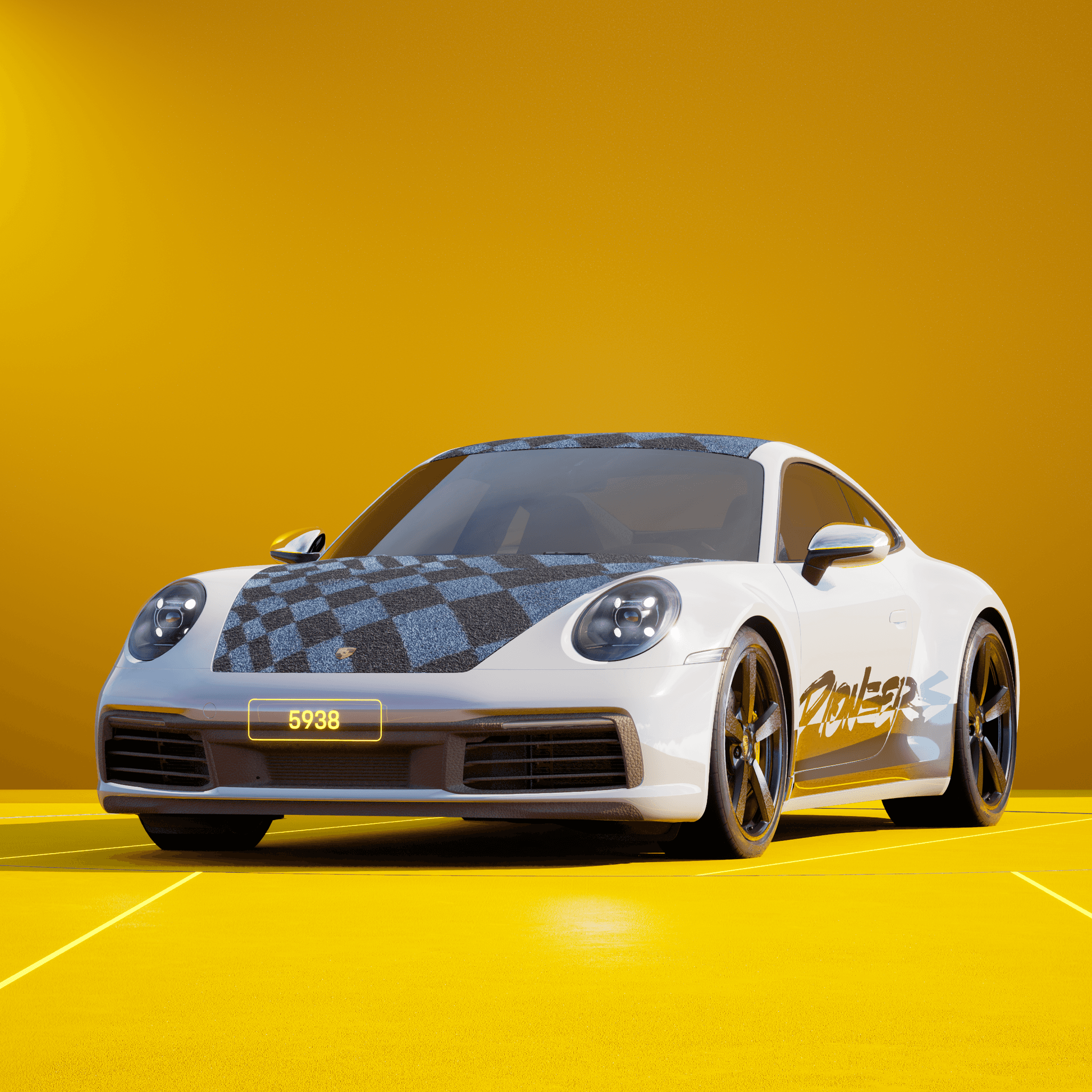 The PORSCHΞ 911 5938 image in phase