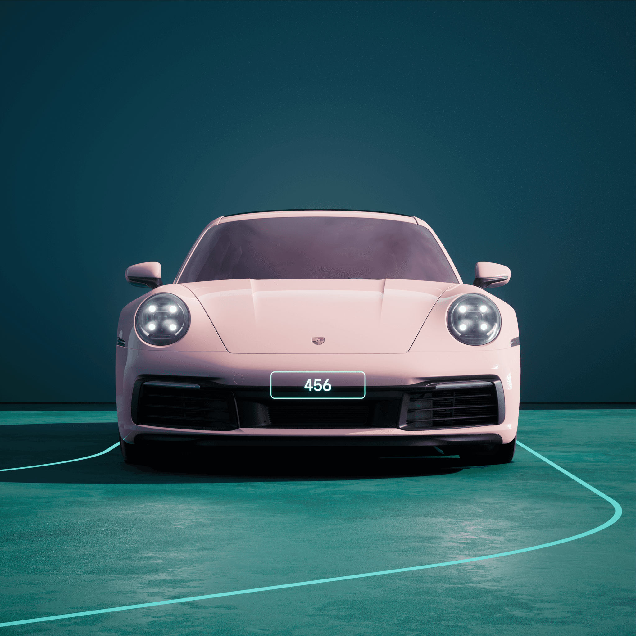 The PORSCHΞ 911 456 image in phase