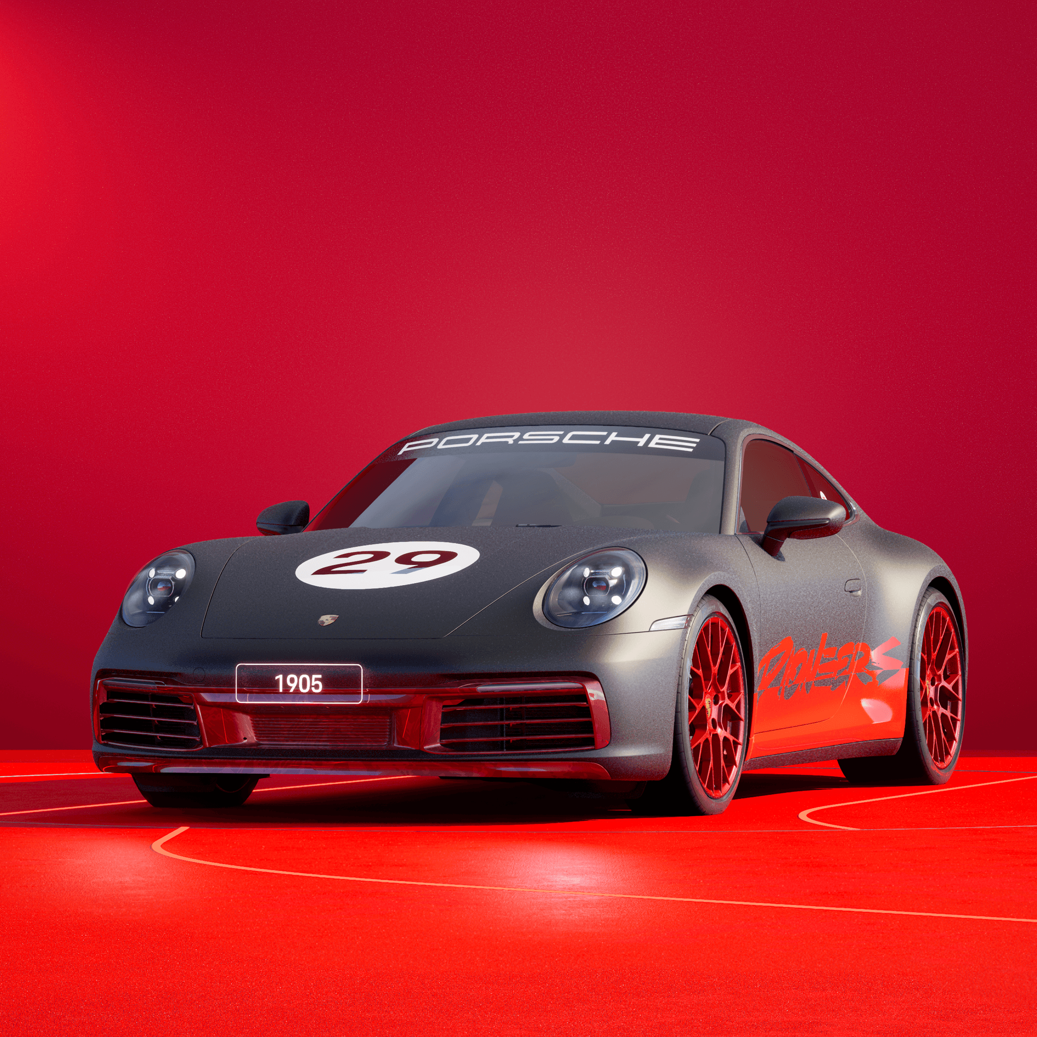 The PORSCHΞ 911 1905 image in phase