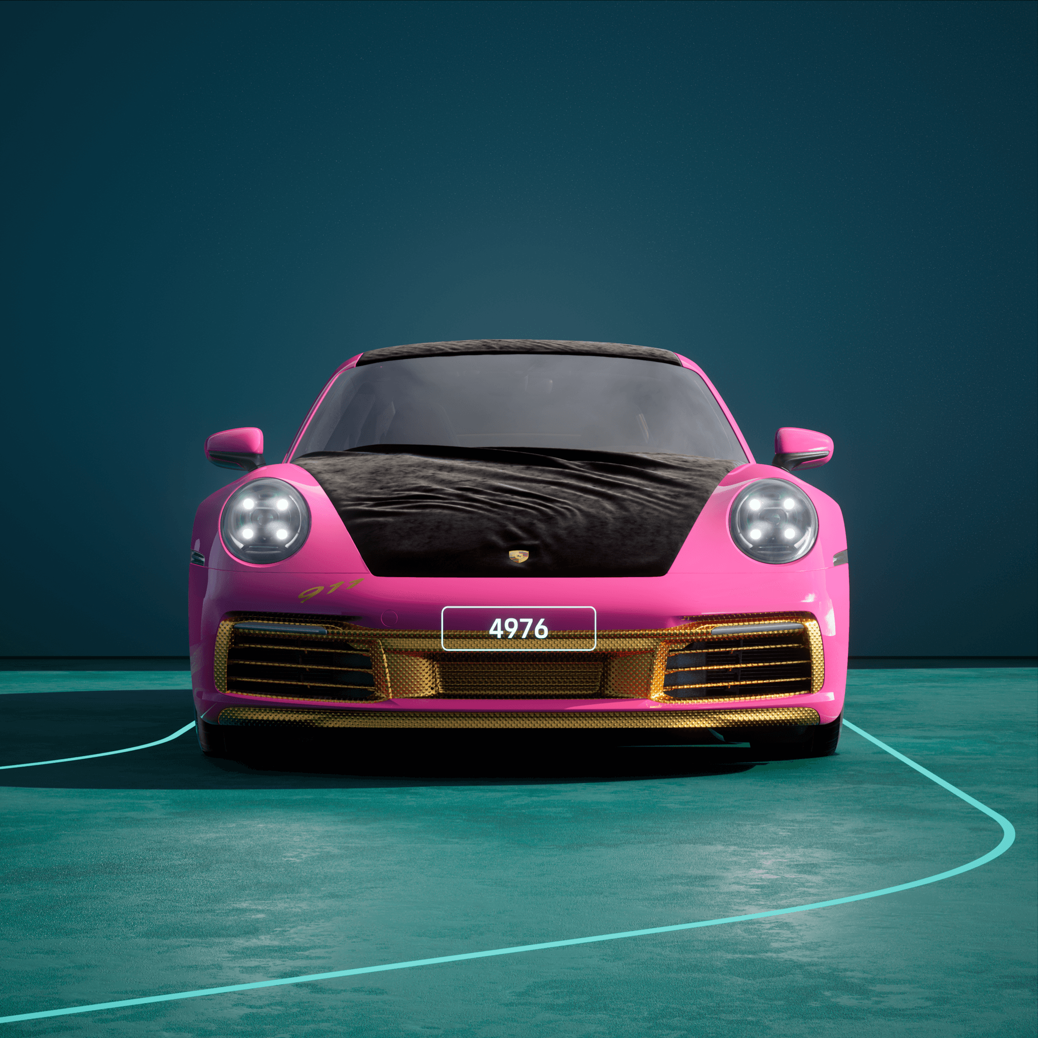 The PORSCHΞ 911 4976 image in phase