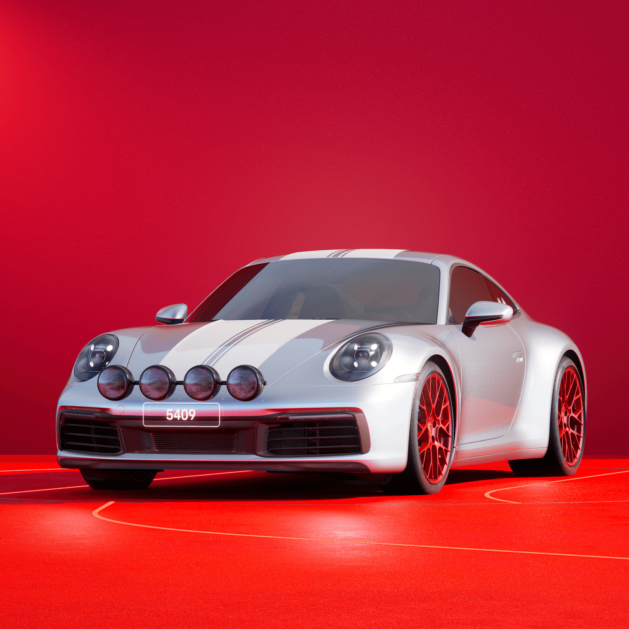 The PORSCHΞ 911 5409 image in phase