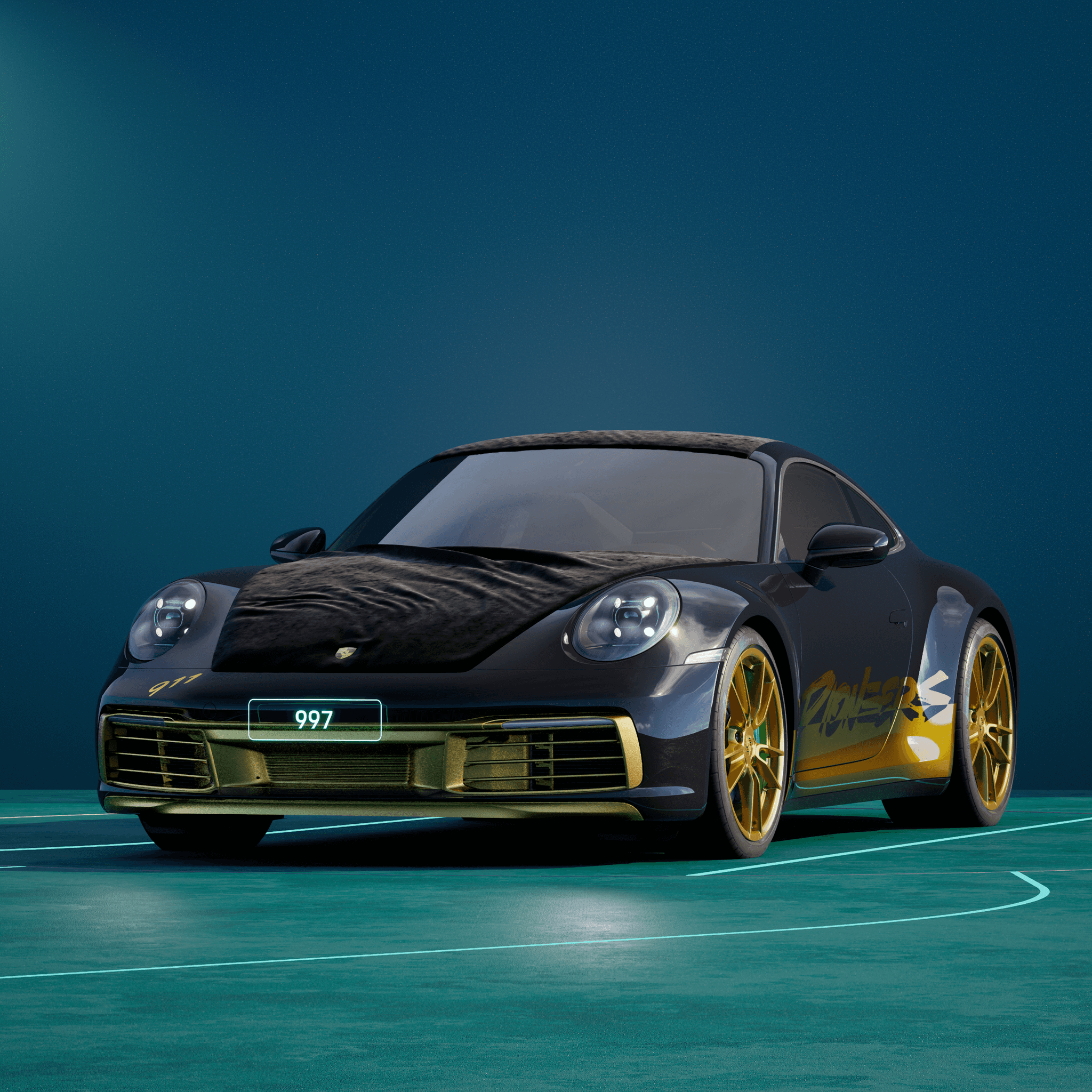 The PORSCHΞ 911 997 image in phase