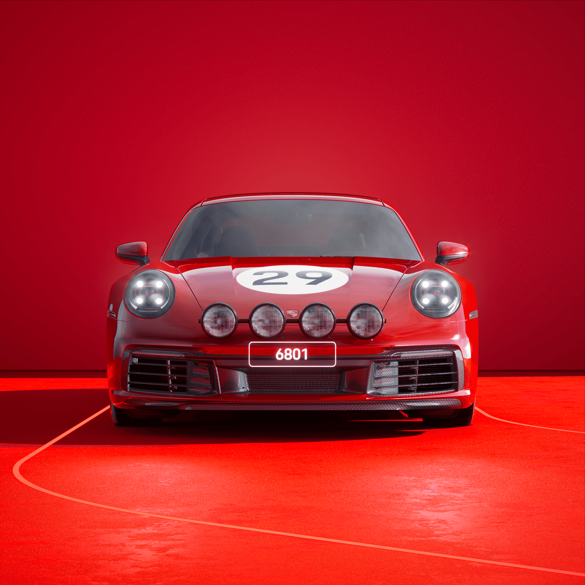The PORSCHΞ 911 6801 image in phase