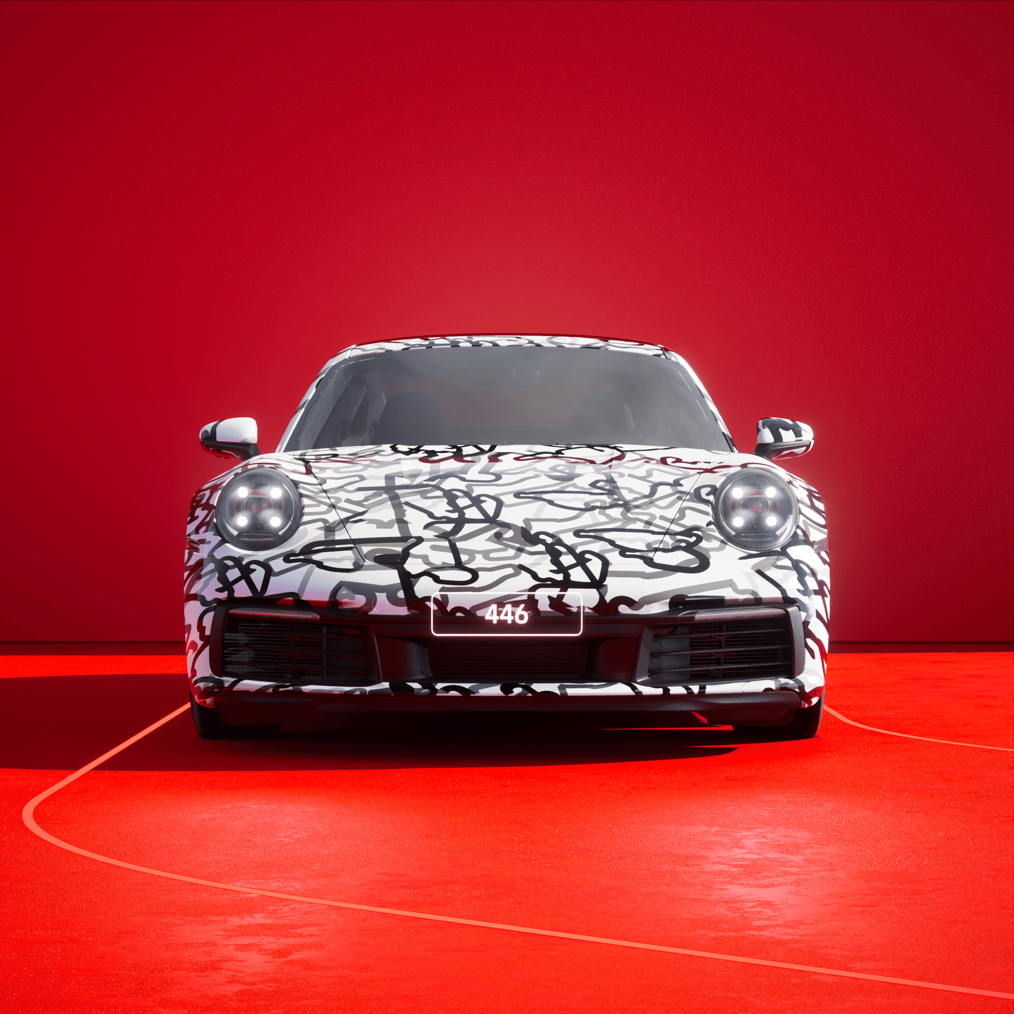 The PORSCHΞ 911 446 image in phase