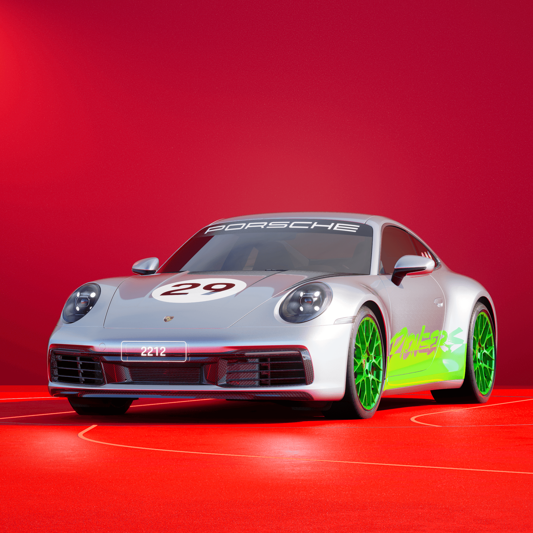 The PORSCHΞ 911 2212 image in phase