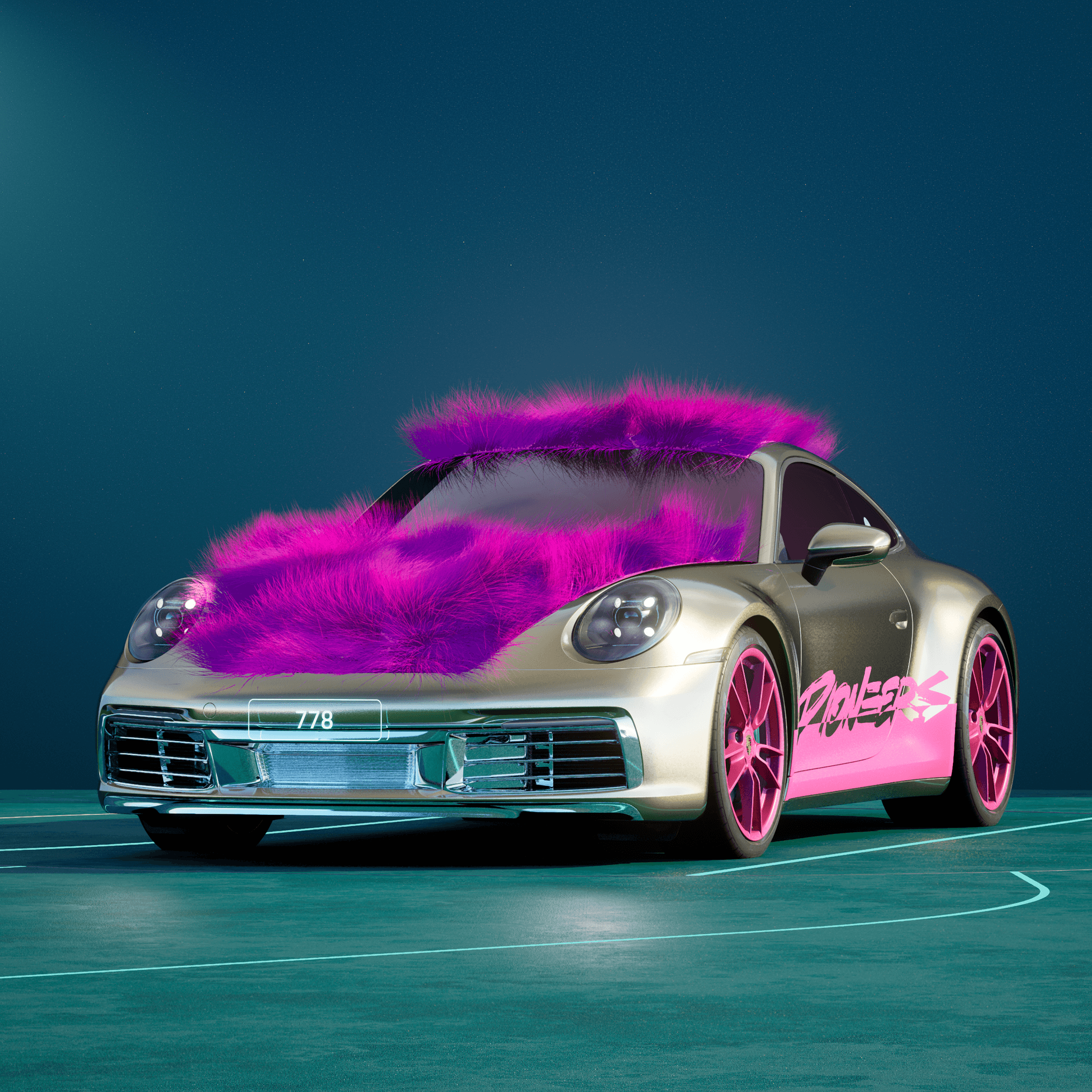 The PORSCHΞ 911 778 image in phase