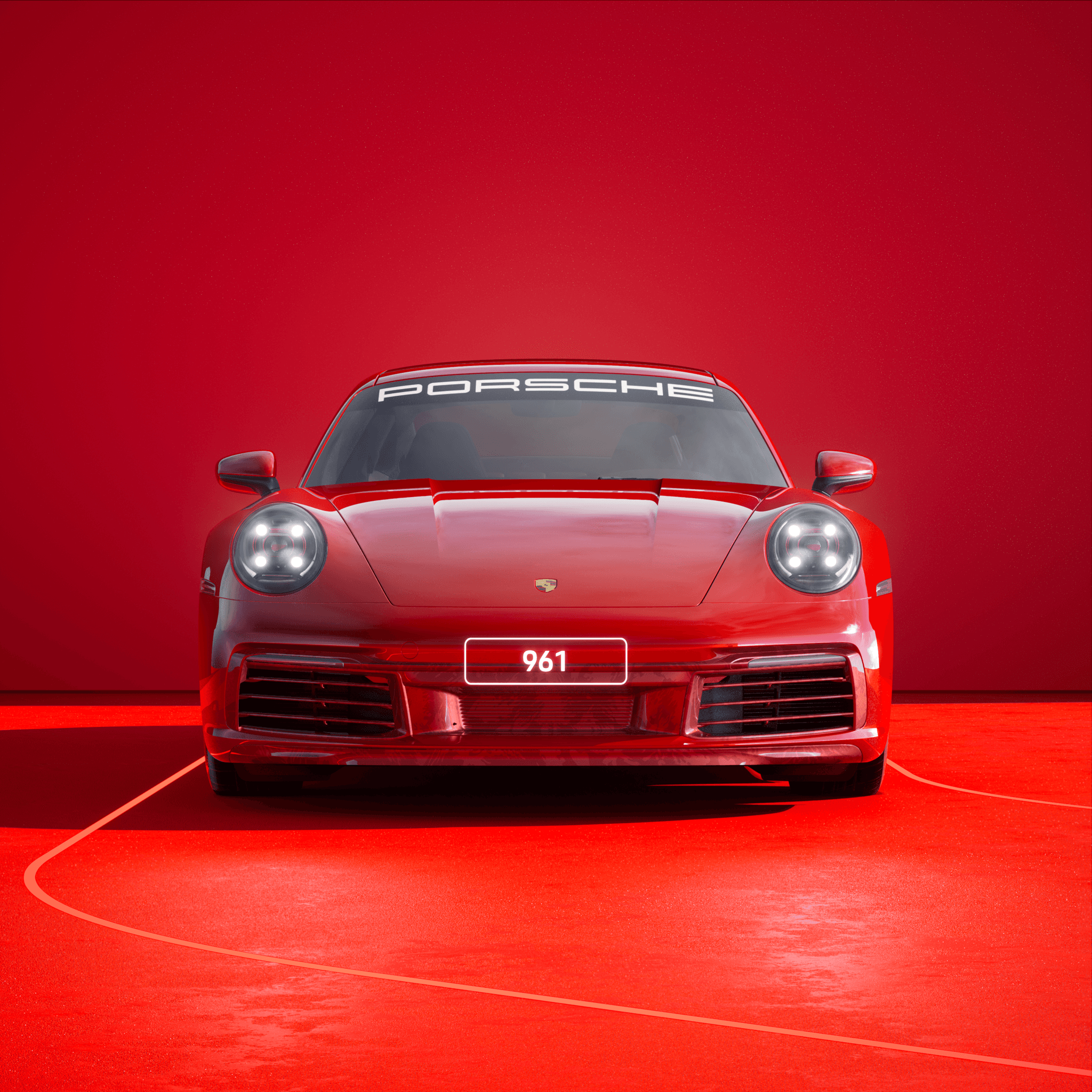The PORSCHΞ 911 961 image in phase