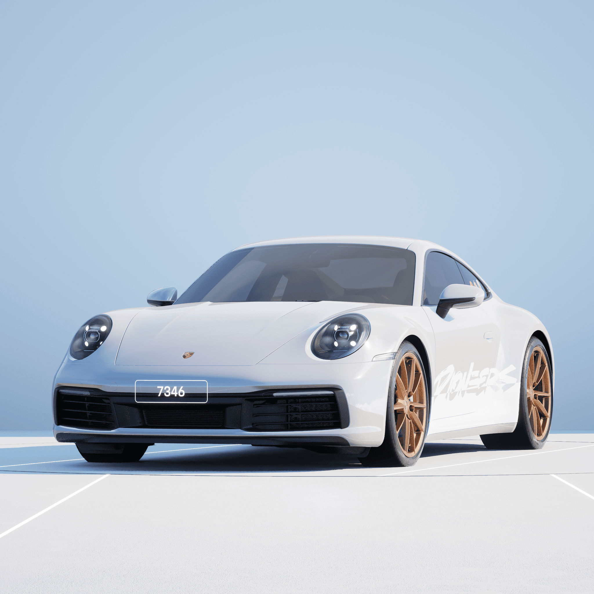 The PORSCHΞ 911 7346 image in phase