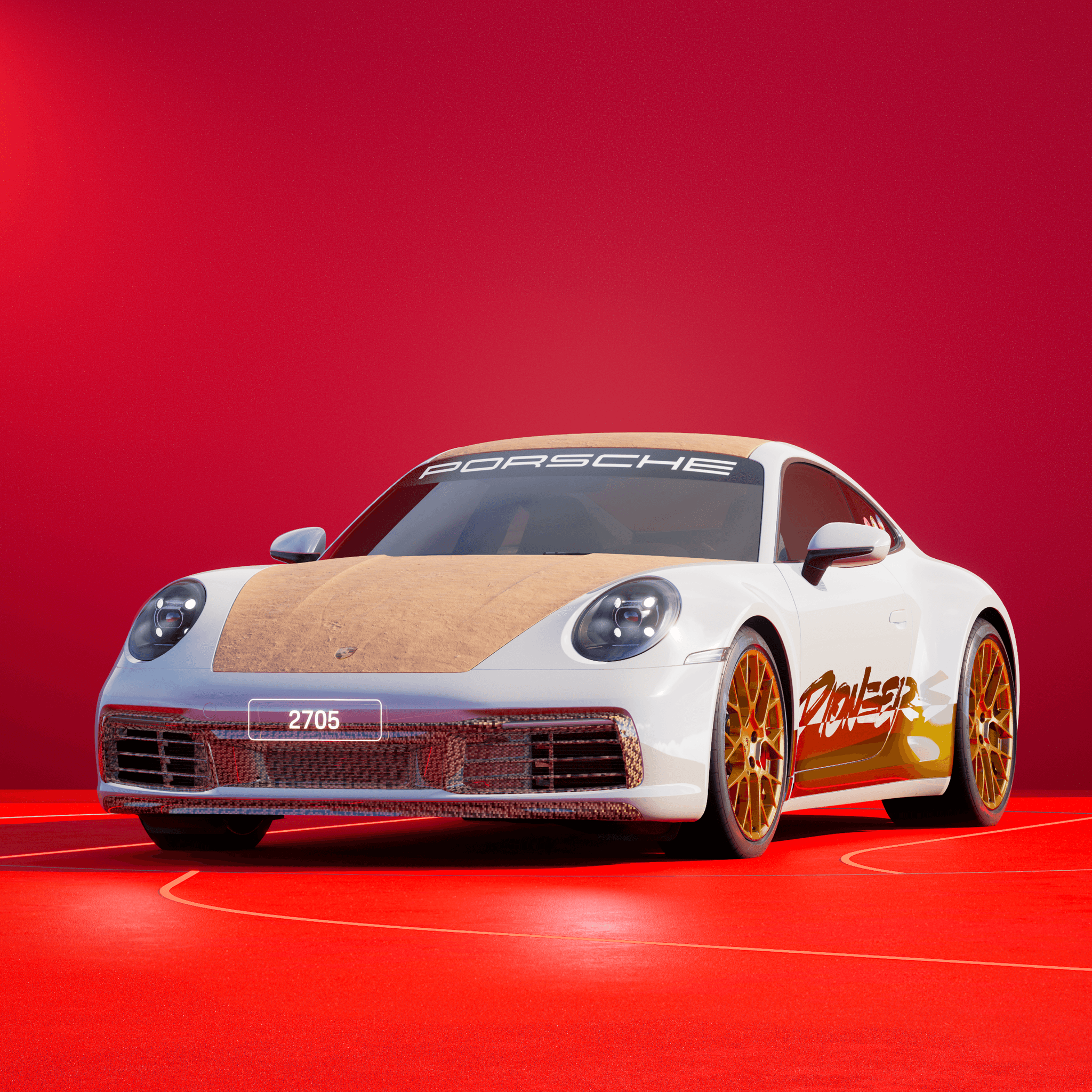 The PORSCHΞ 911 2705 image in phase