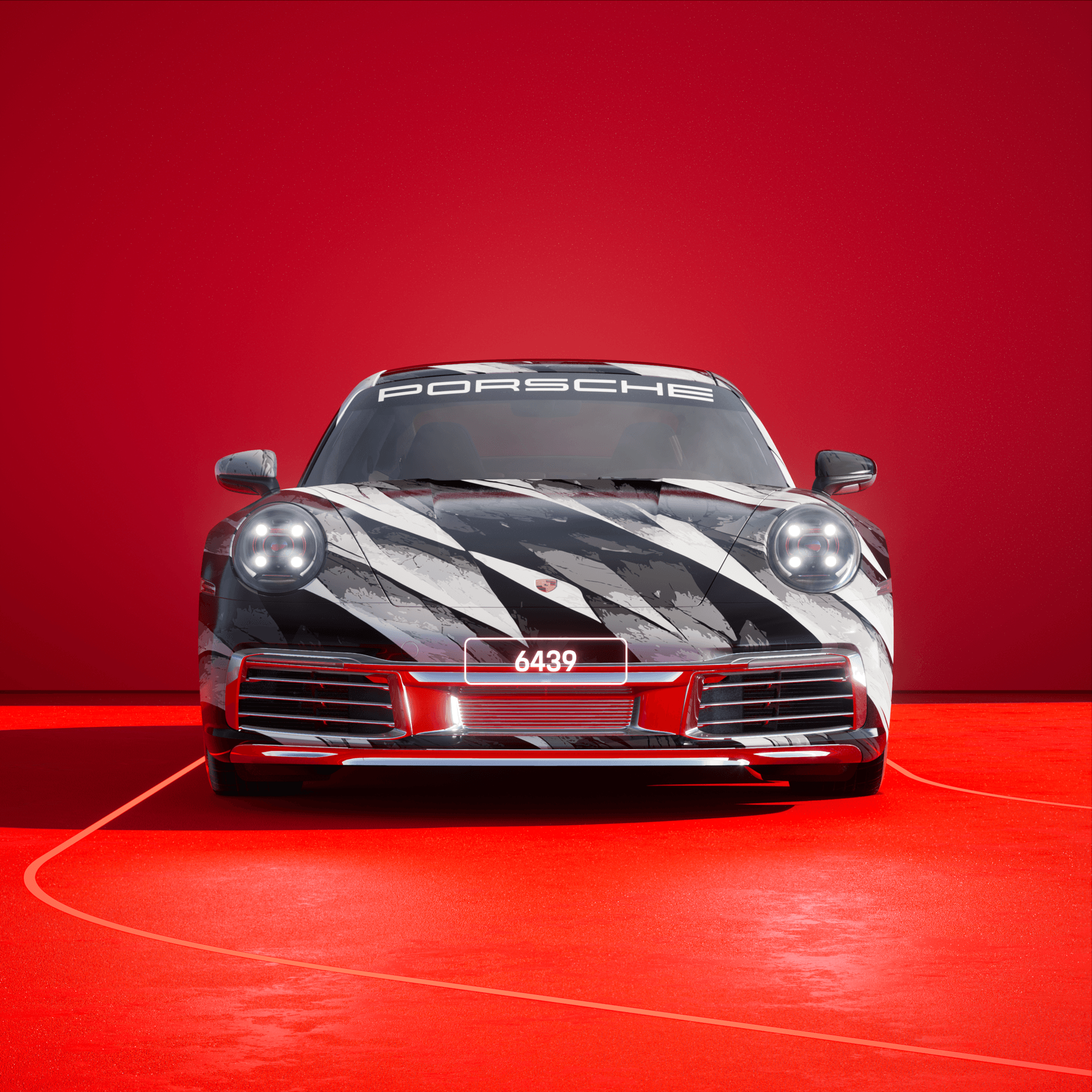 The PORSCHΞ 911 6439 image in phase