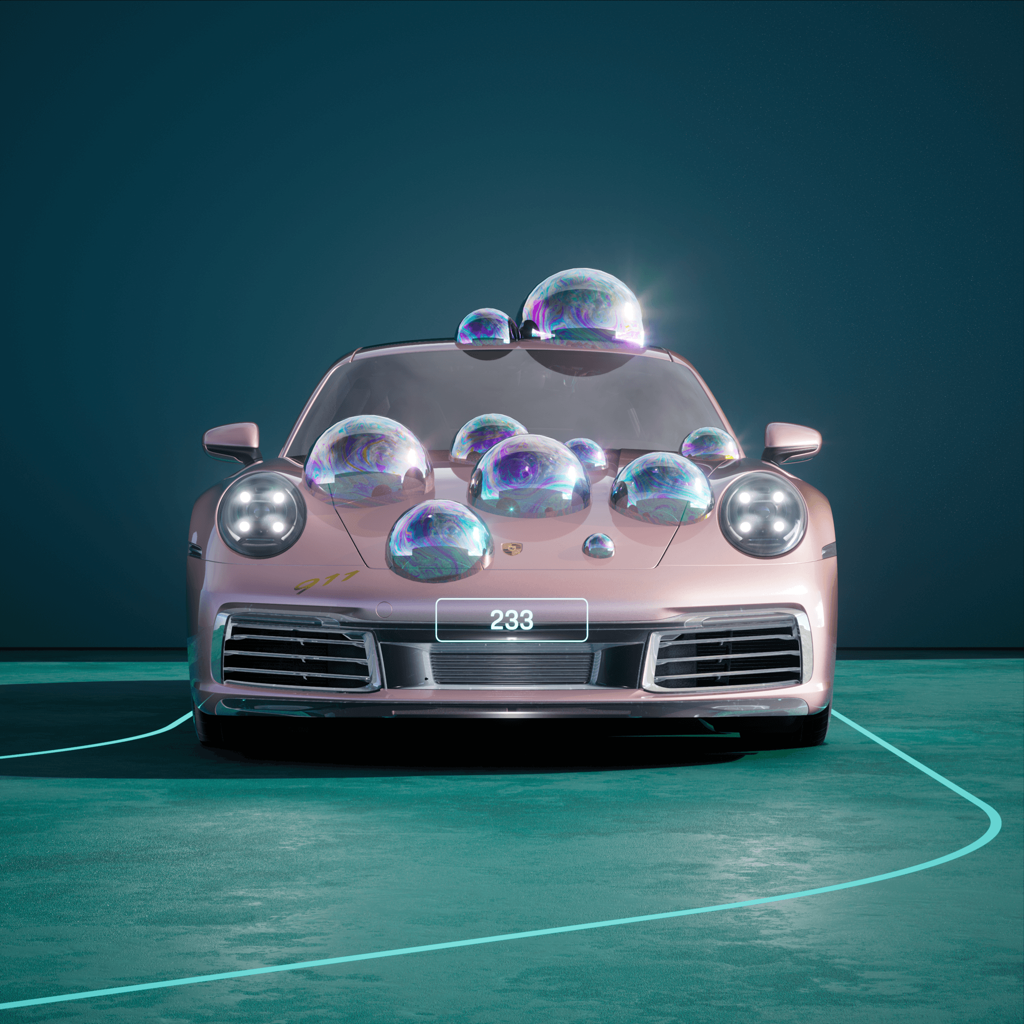 The PORSCHΞ 911 233 image in phase