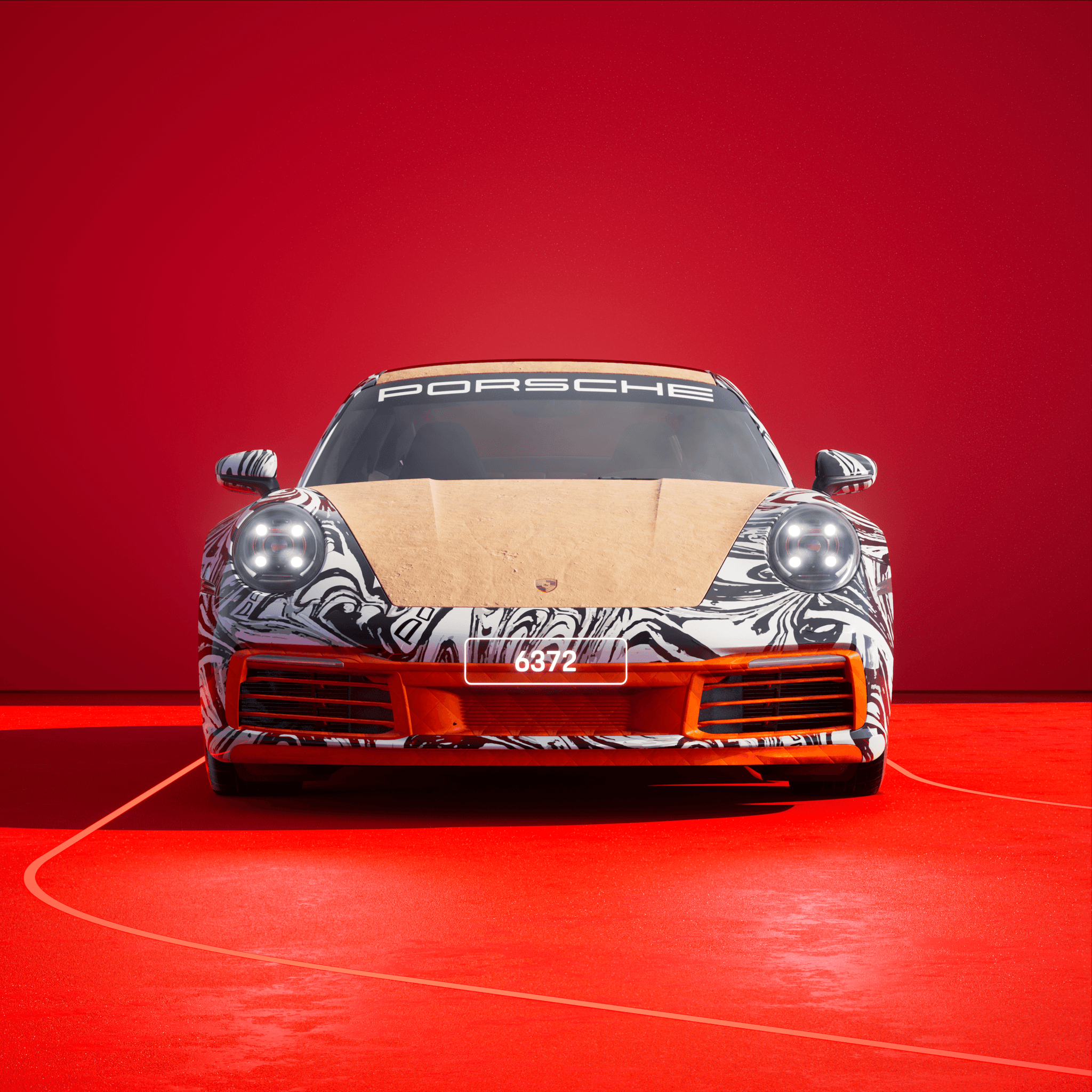 The PORSCHΞ 911 6372 image in phase