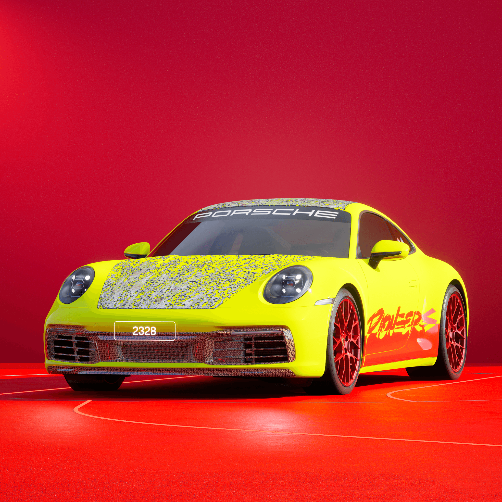 The PORSCHΞ 911 2328 image in phase