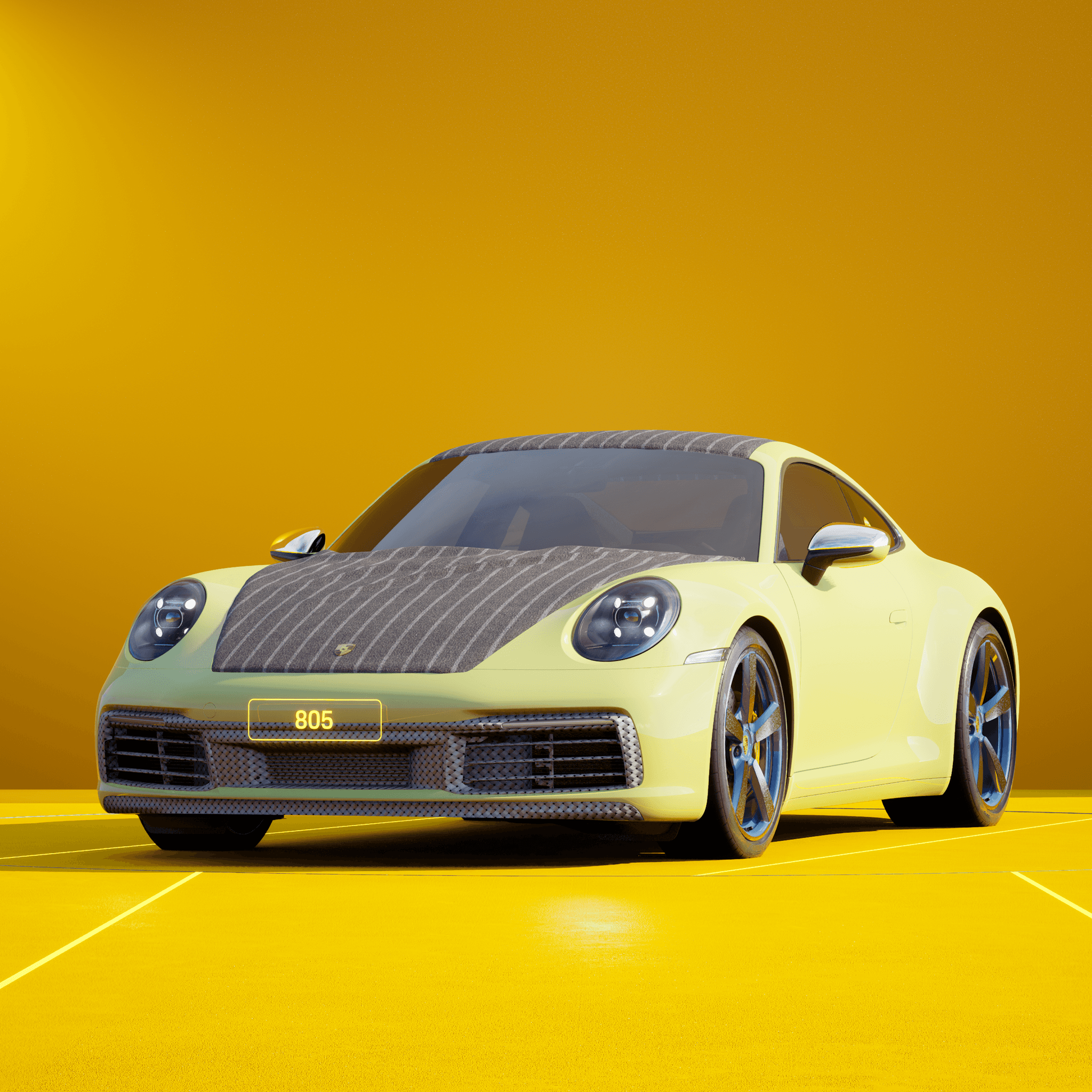 The PORSCHΞ 911 805 image in phase