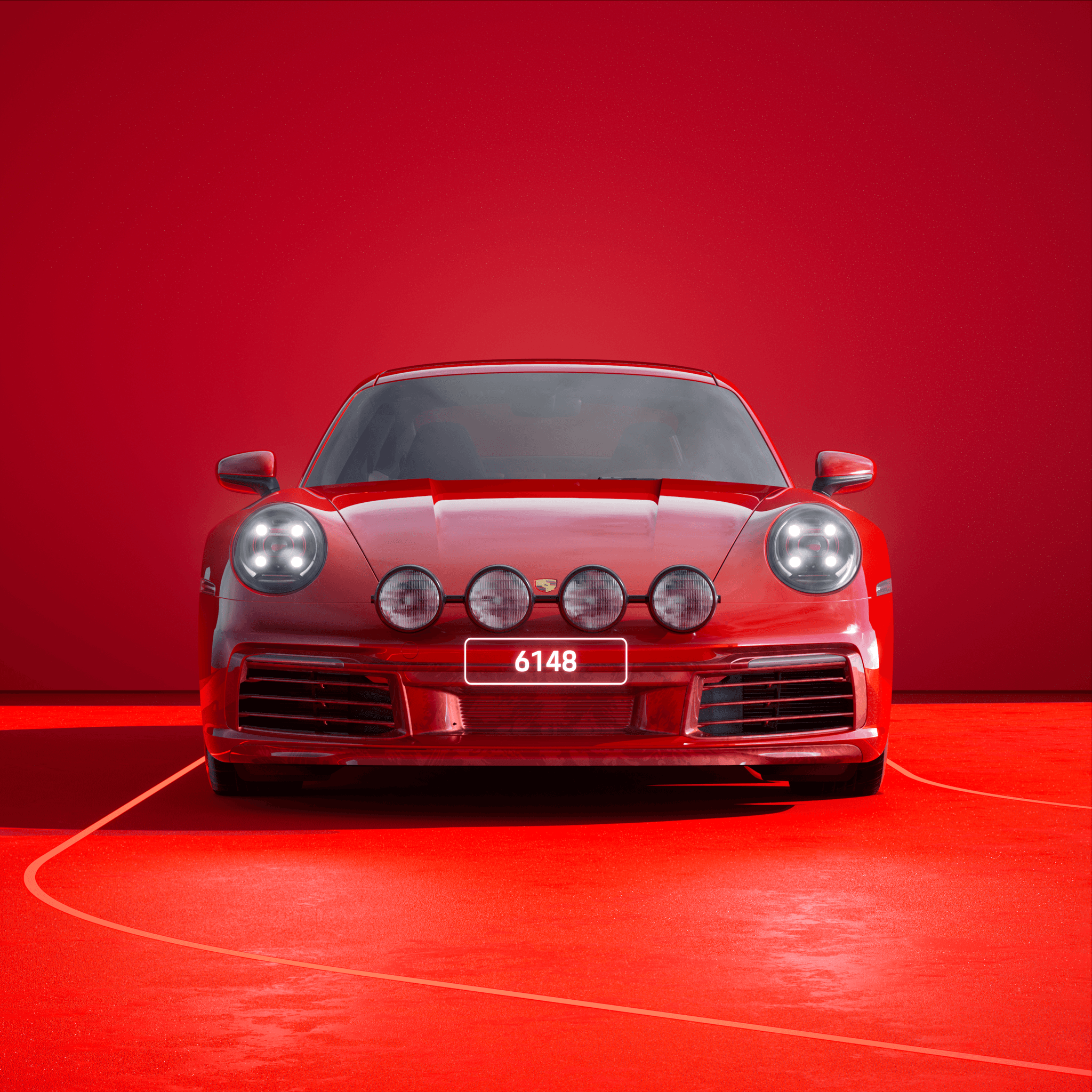 The PORSCHΞ 911 6148 image in phase