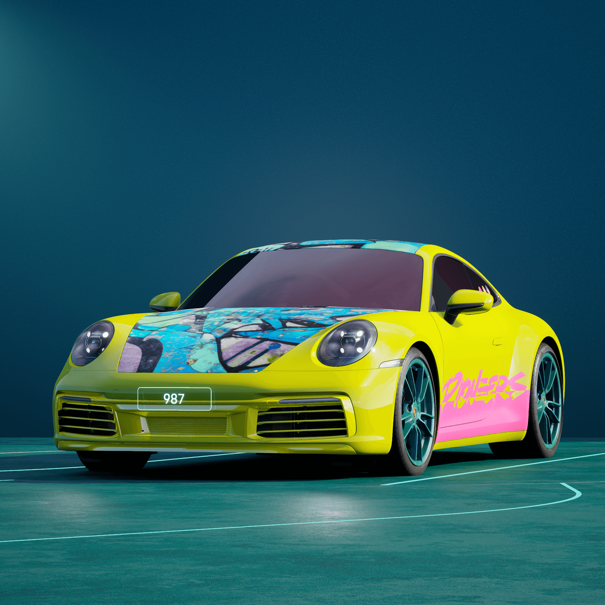 The PORSCHΞ 911 987 image in phase