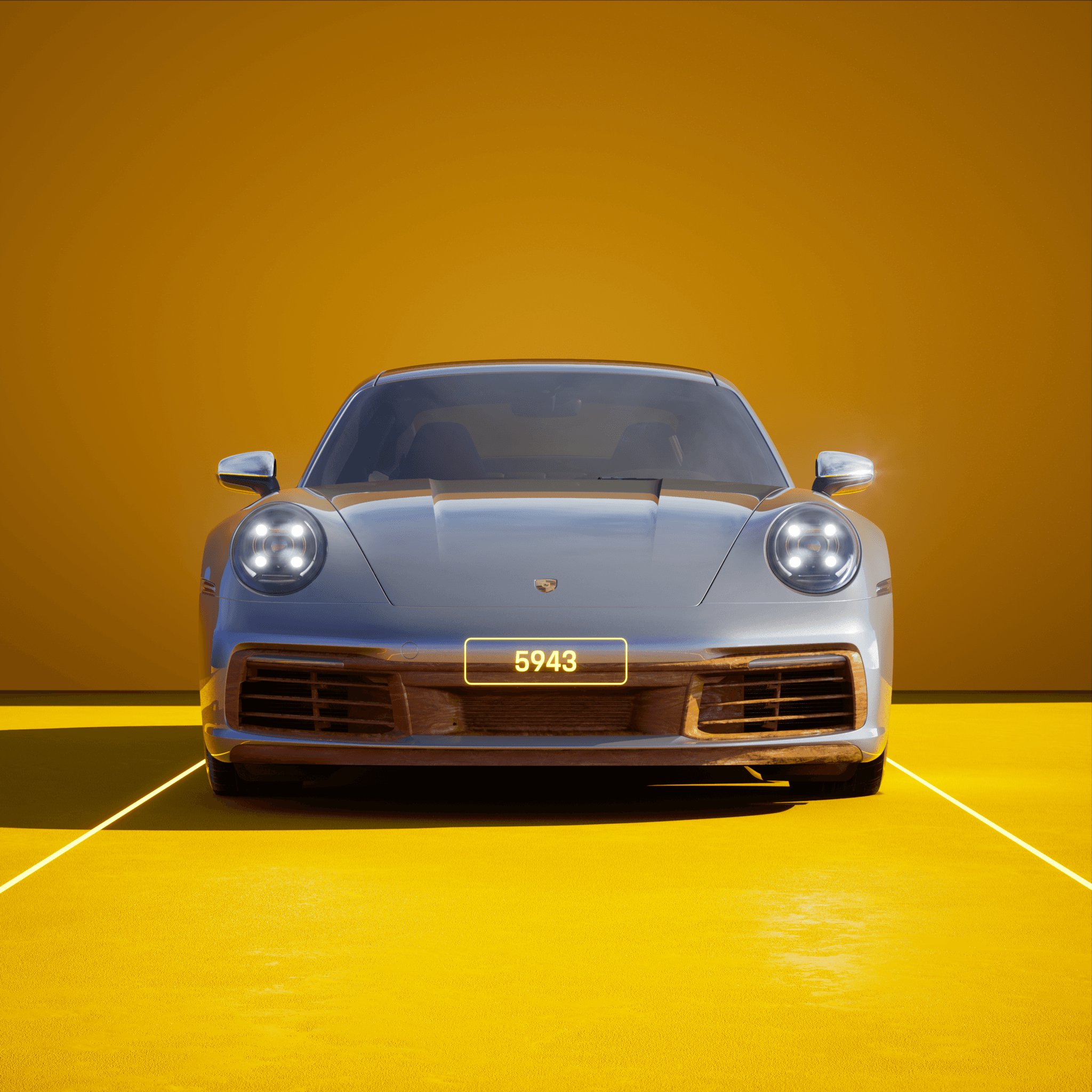 The PORSCHΞ 911 5943 image in phase