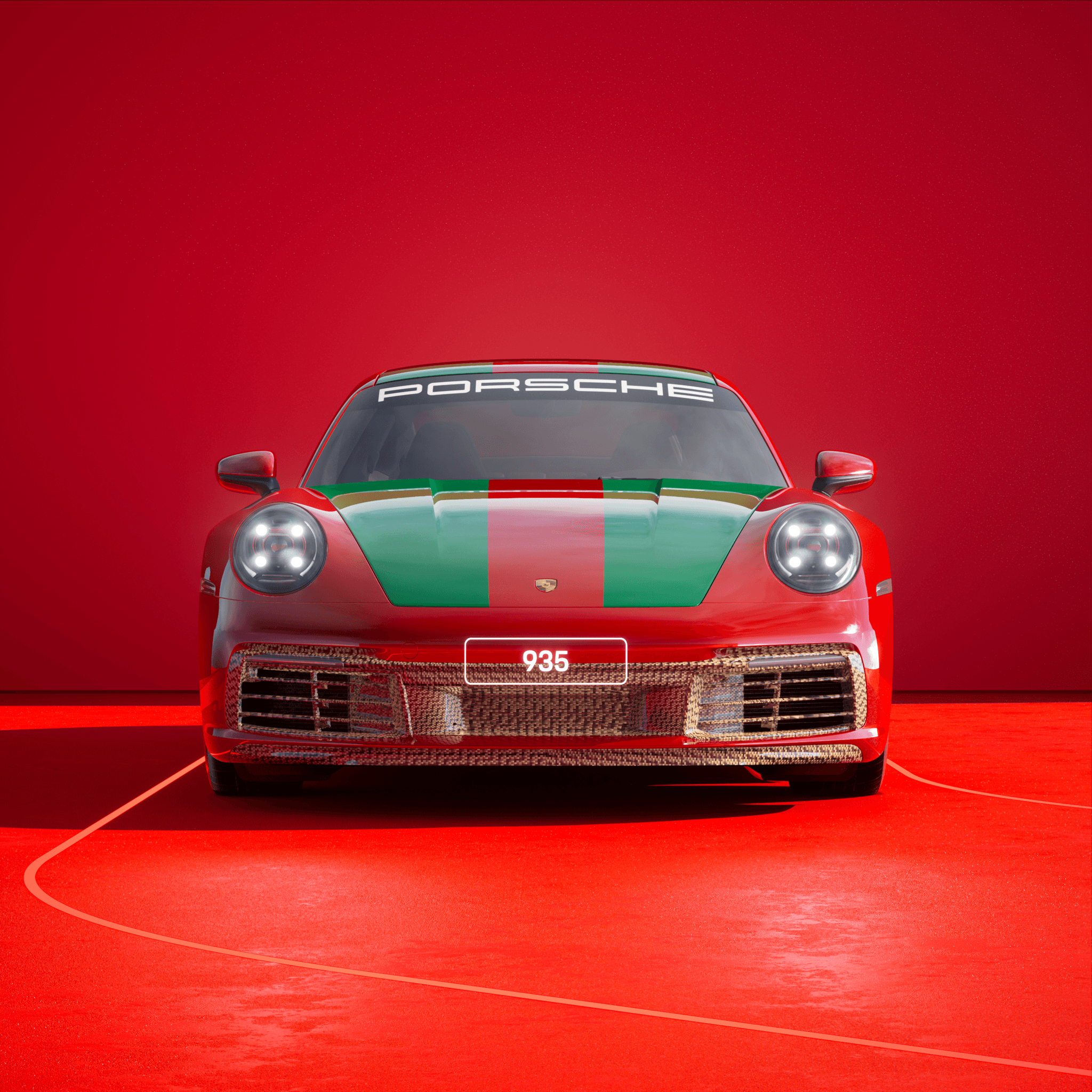 The PORSCHΞ 911 935 image in phase