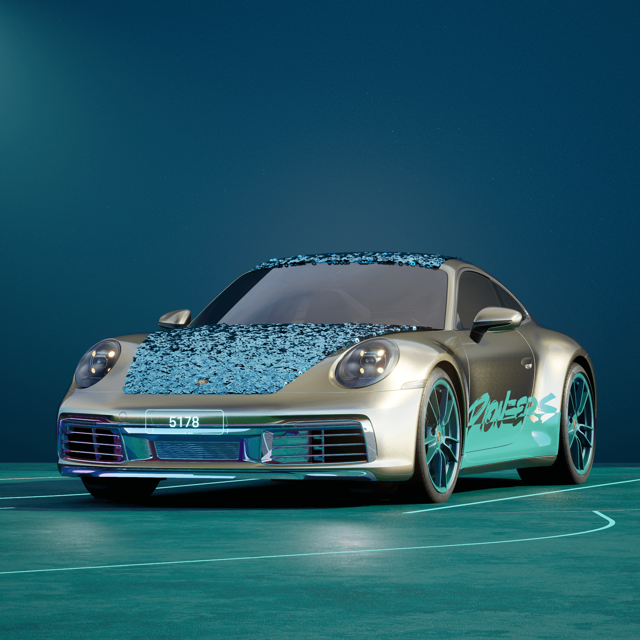 The PORSCHΞ 911 5178 image in phase
