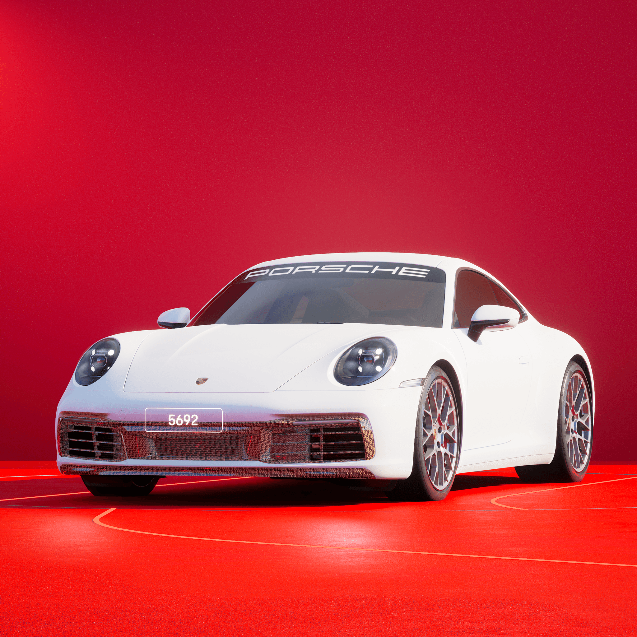 The PORSCHΞ 911 5692 image in phase