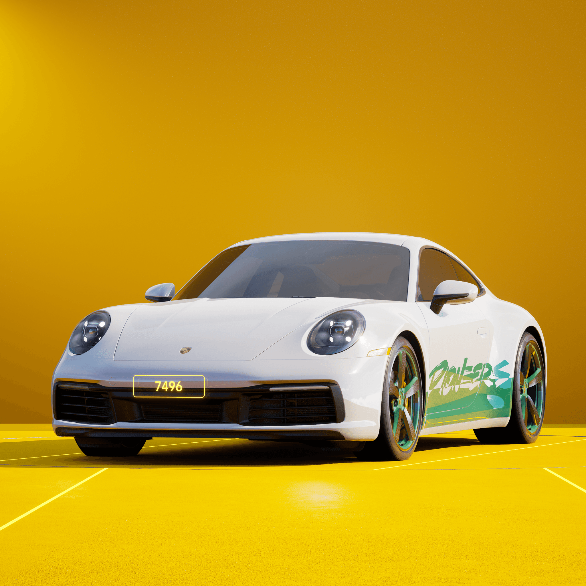 The PORSCHΞ 911 7496 image in phase
