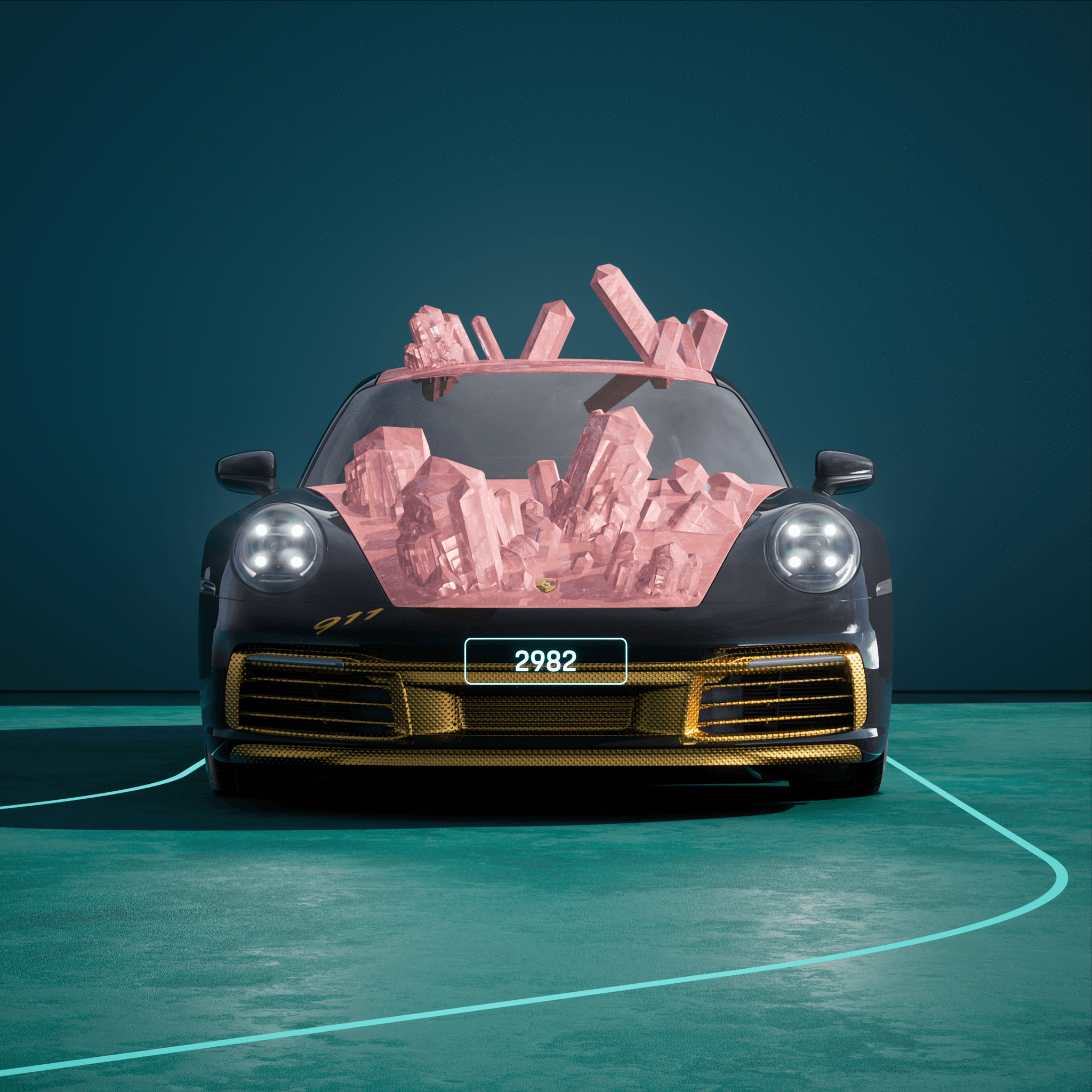 The PORSCHΞ 911 2982 image in phase
