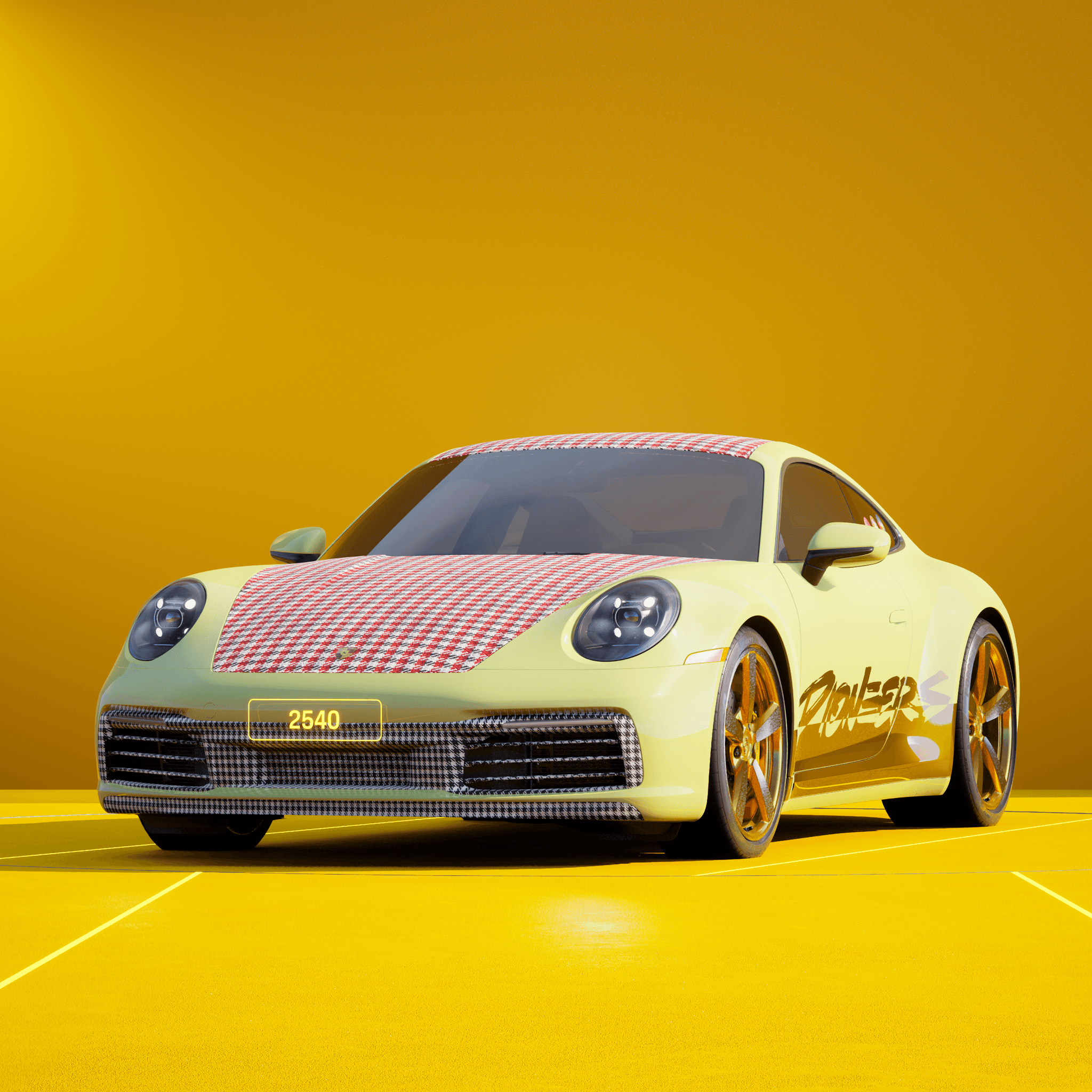 The PORSCHΞ 911 2540 image in phase