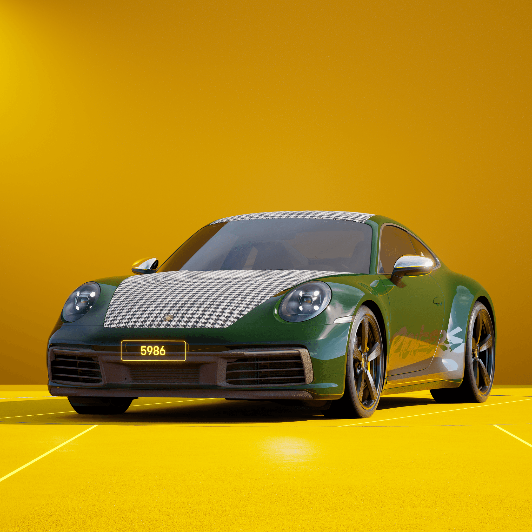 The PORSCHΞ 911 5986 image in phase