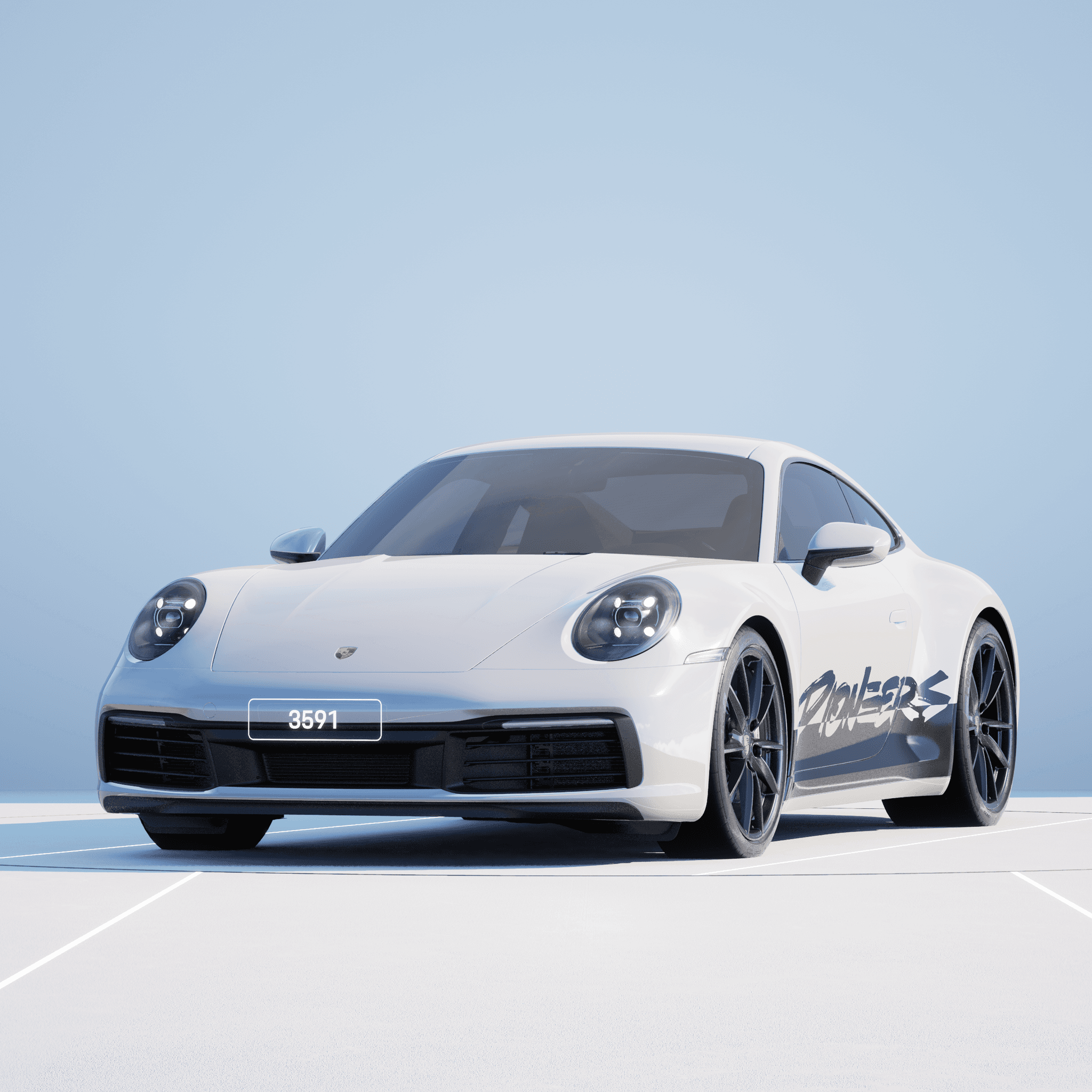 The PORSCHΞ 911 3591 image in phase