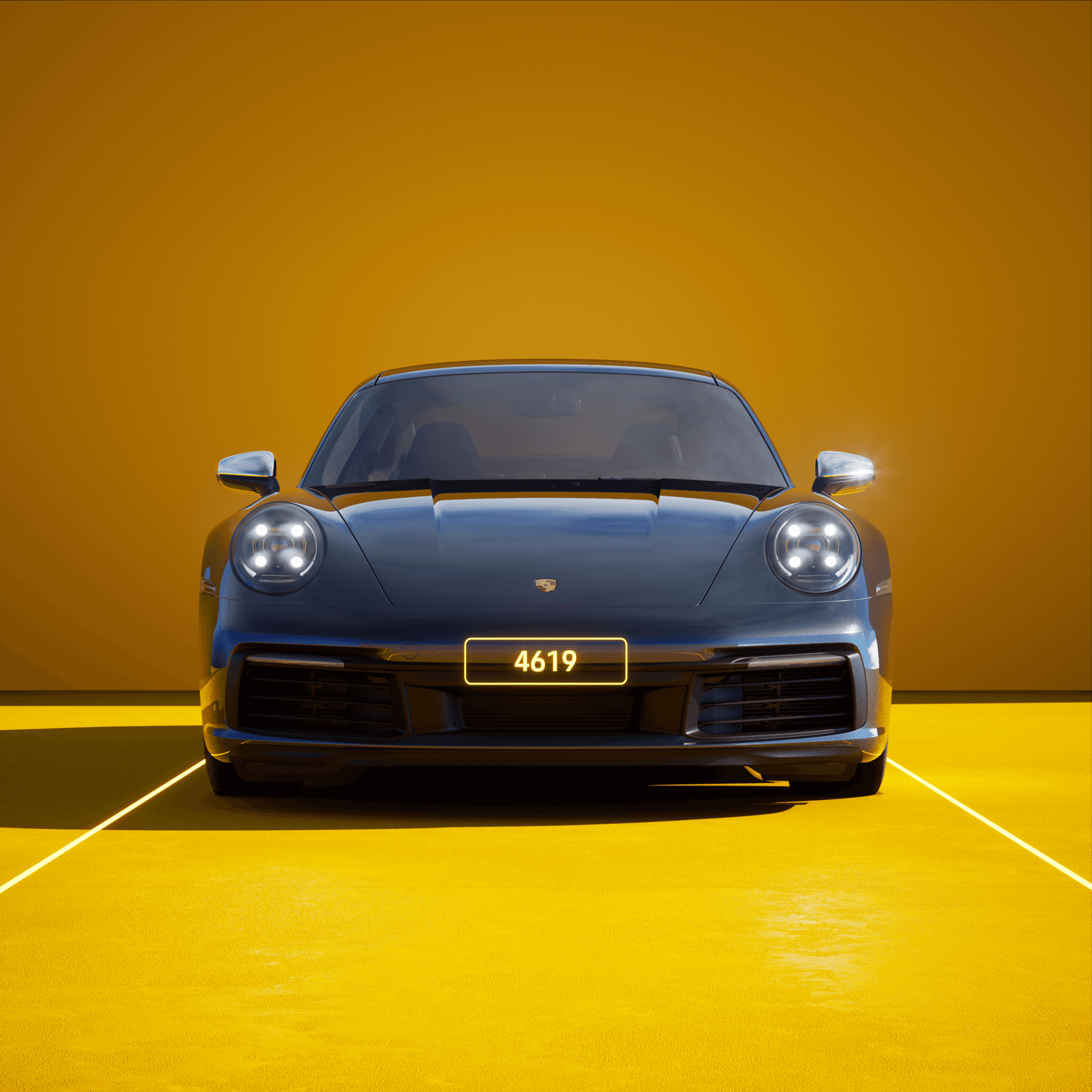 The PORSCHΞ 911 4619 image in phase