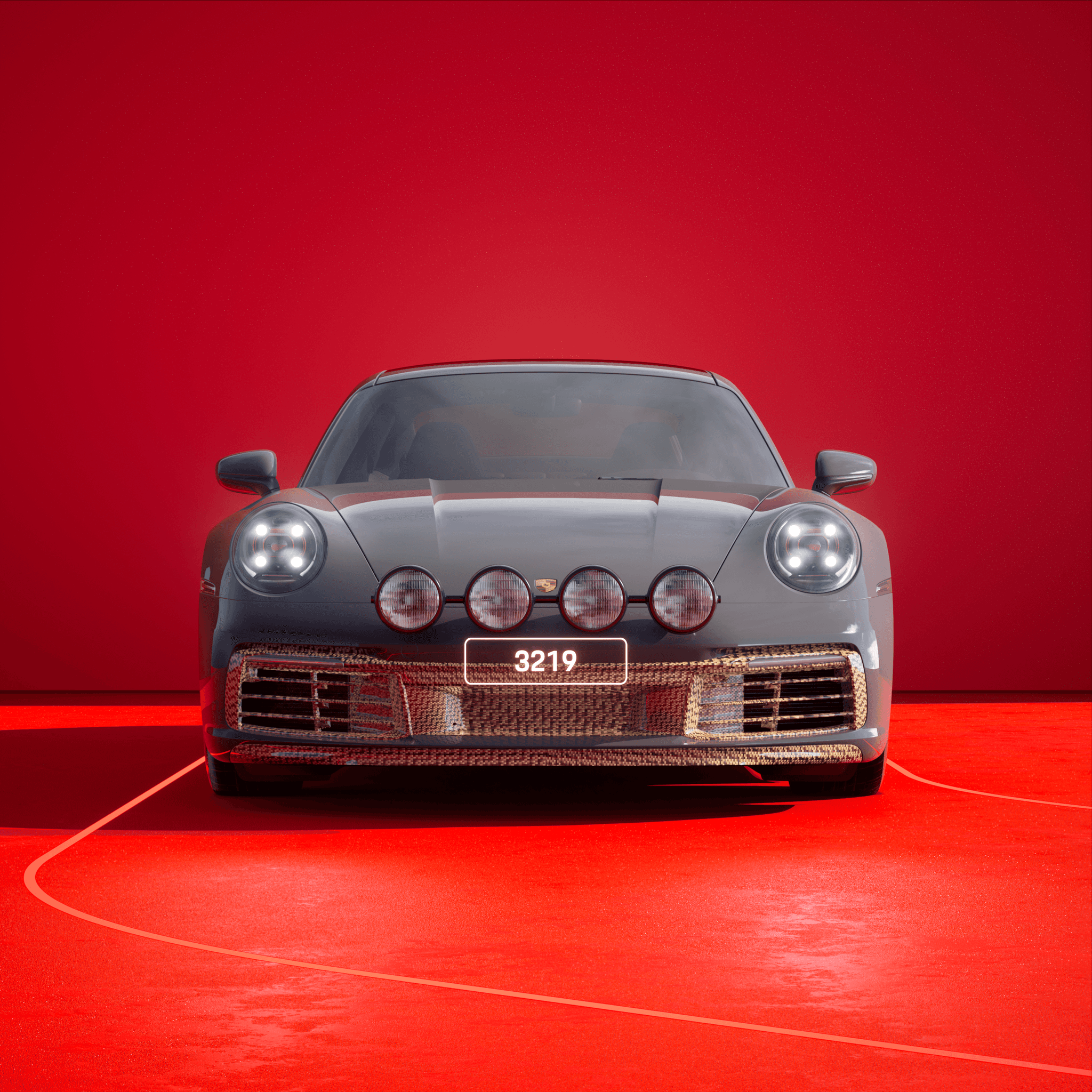 The PORSCHΞ 911 3219 image in phase