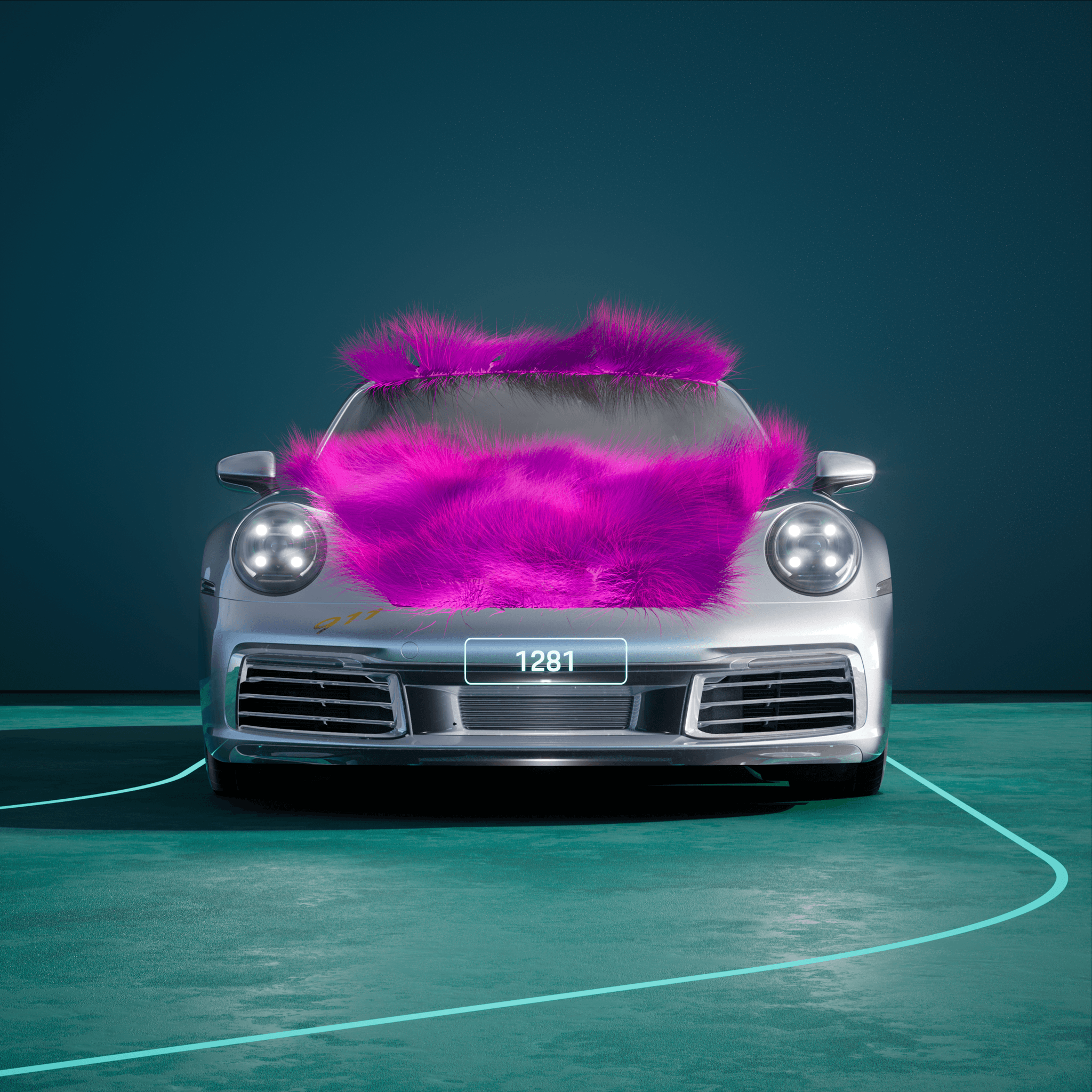 The PORSCHΞ 911 1281 image in phase