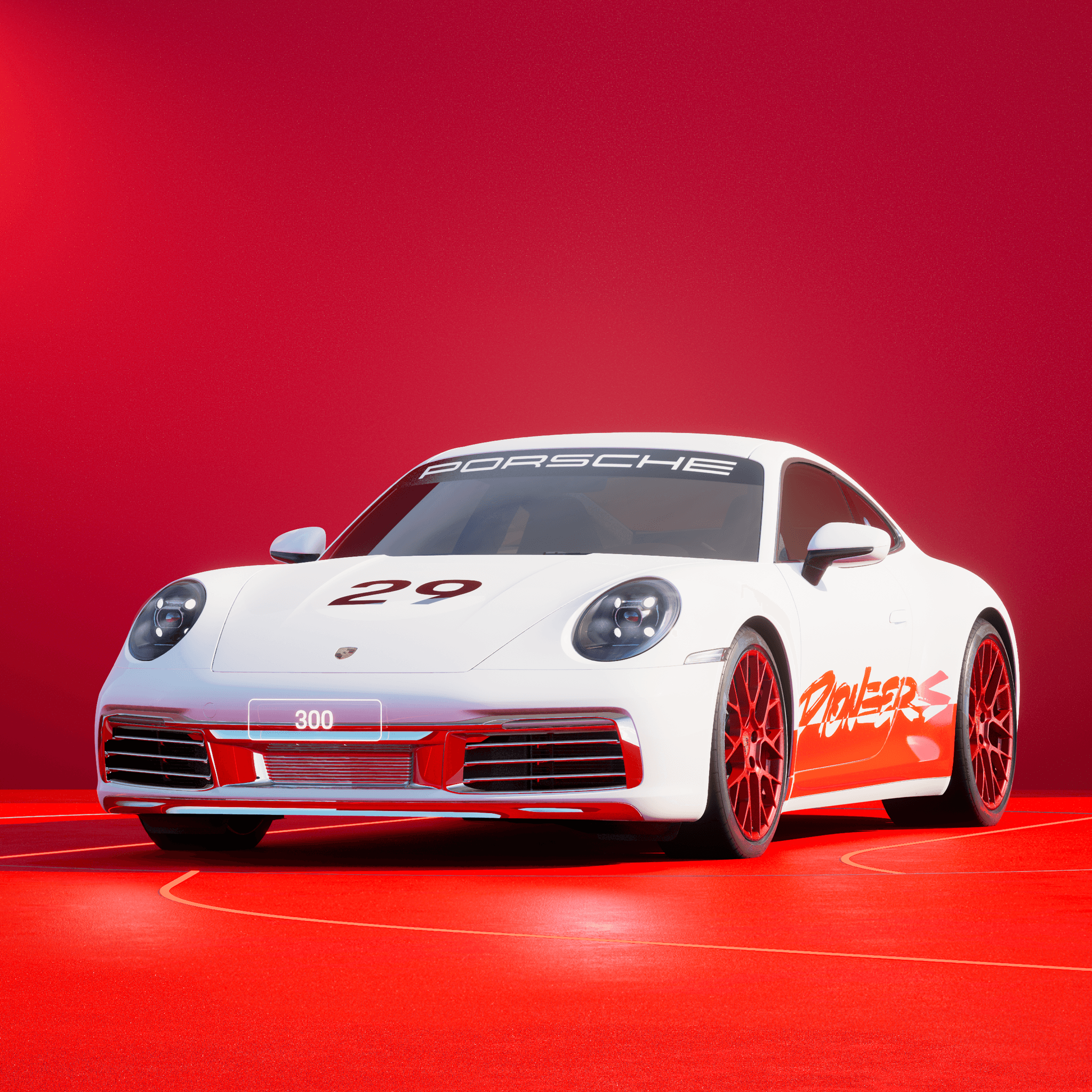 The PORSCHΞ 911 300 image in phase