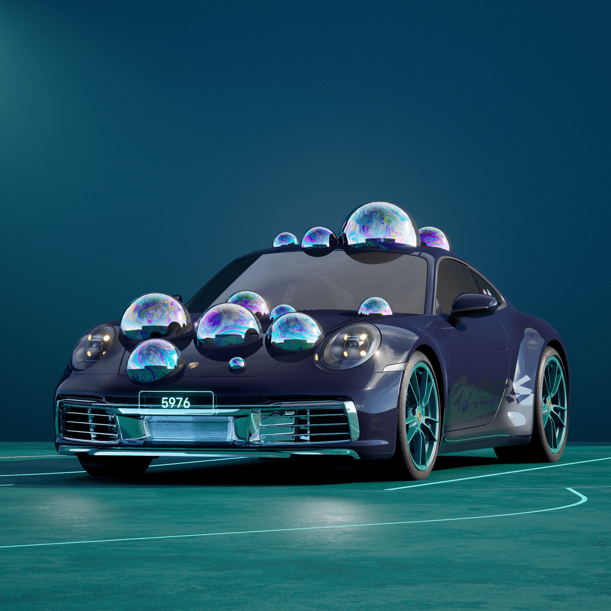 The PORSCHΞ 911 5976 image in phase