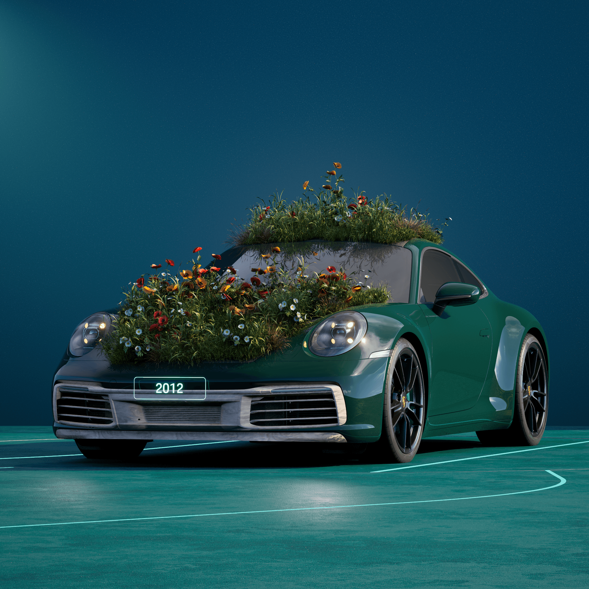 The PORSCHΞ 911 2012 image in phase