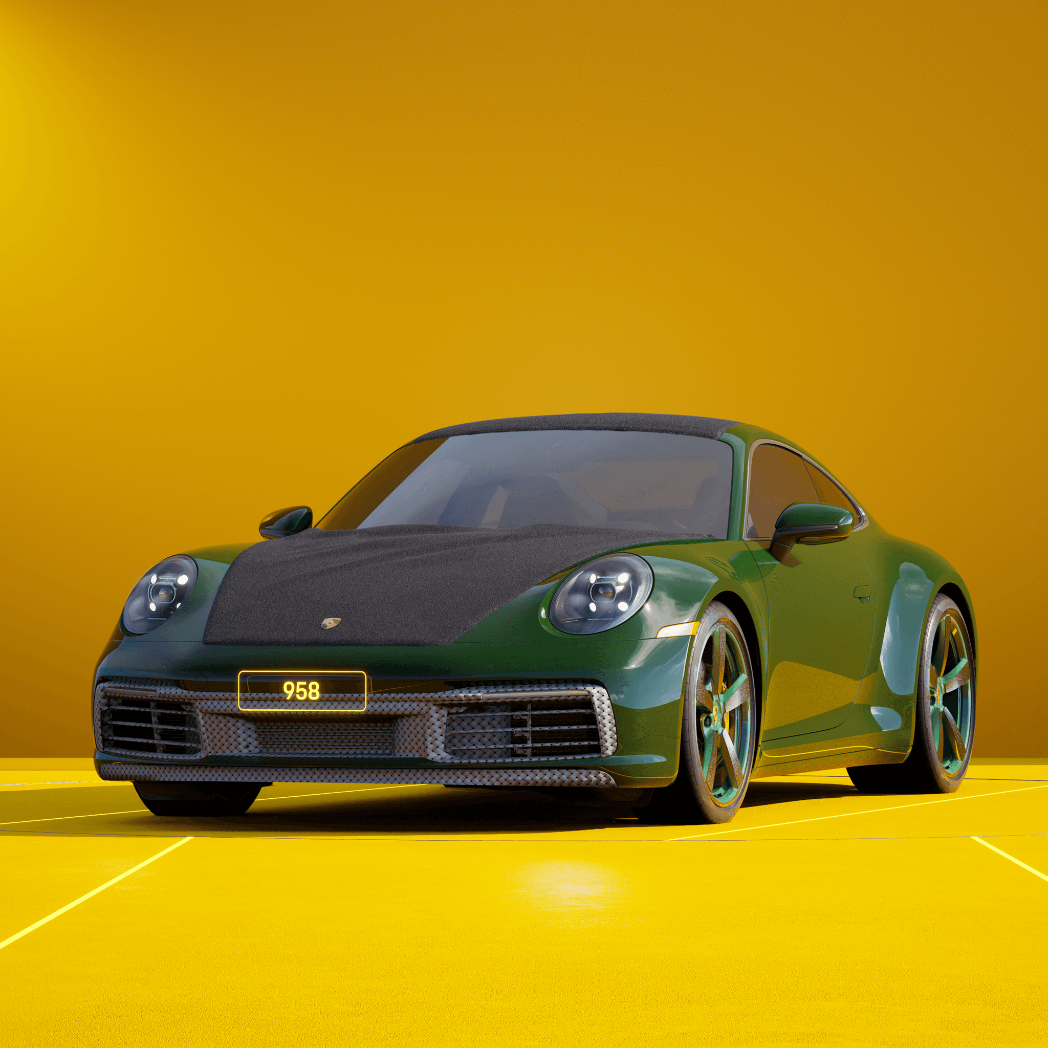 The PORSCHΞ 911 958 image in phase