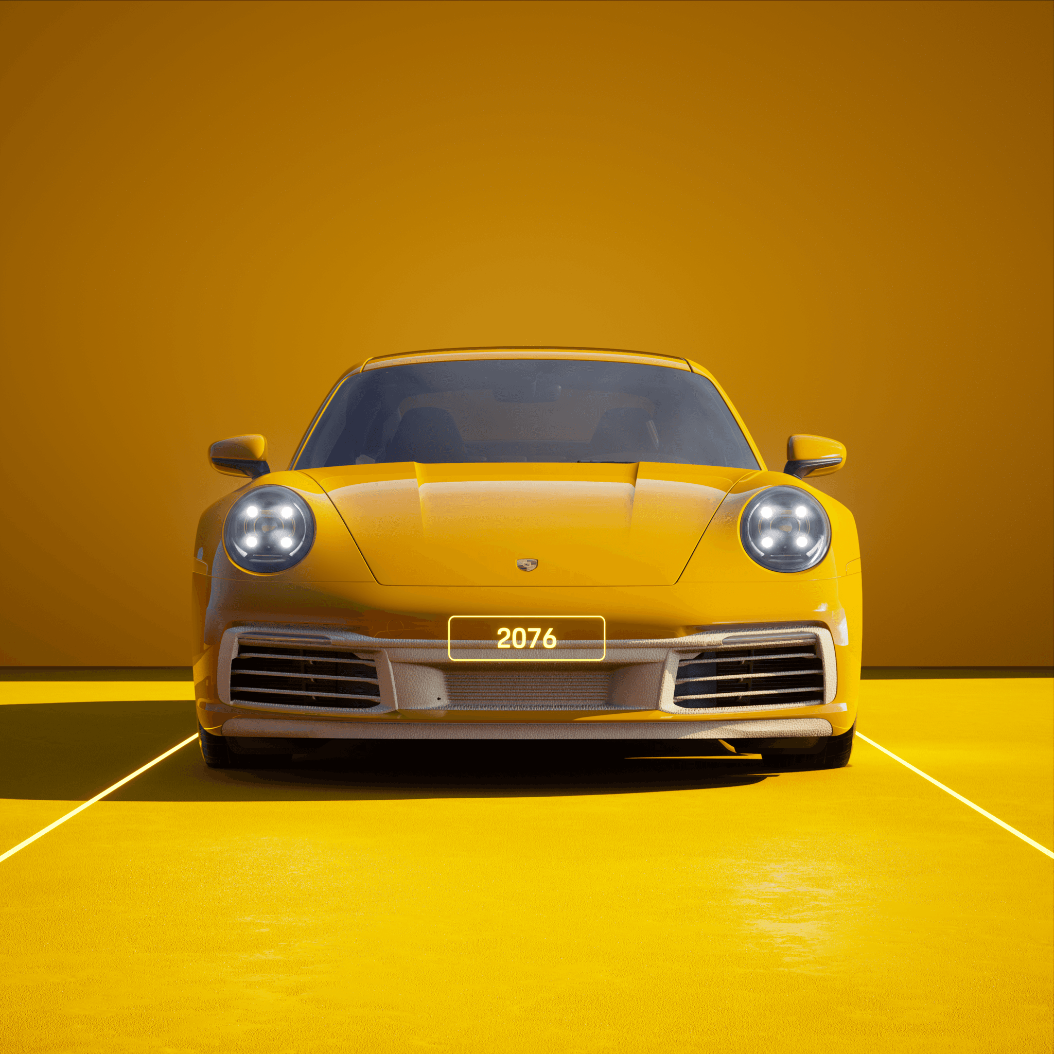The PORSCHΞ 911 2076 image in phase