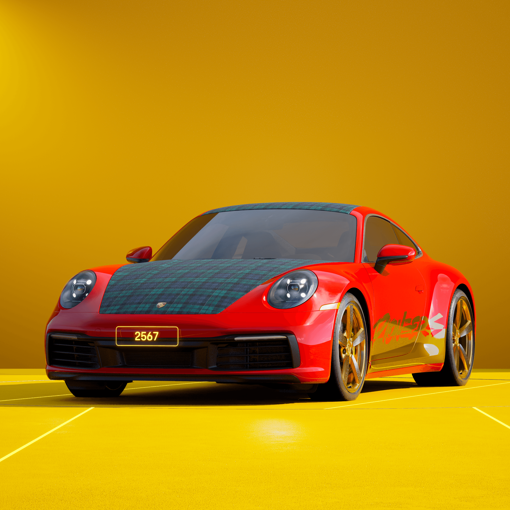 The PORSCHΞ 911 2567 image in phase