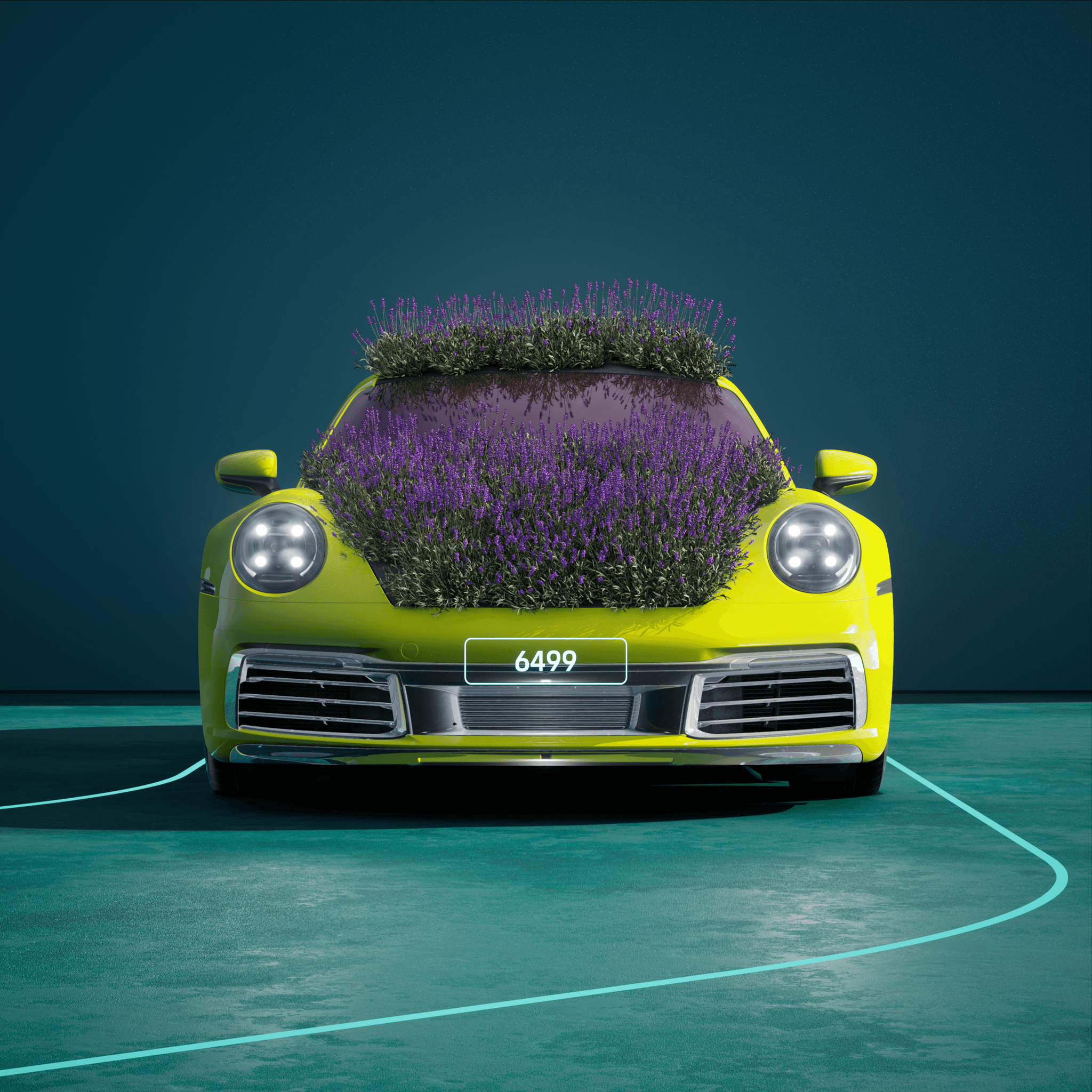 The PORSCHΞ 911 6499 image in phase