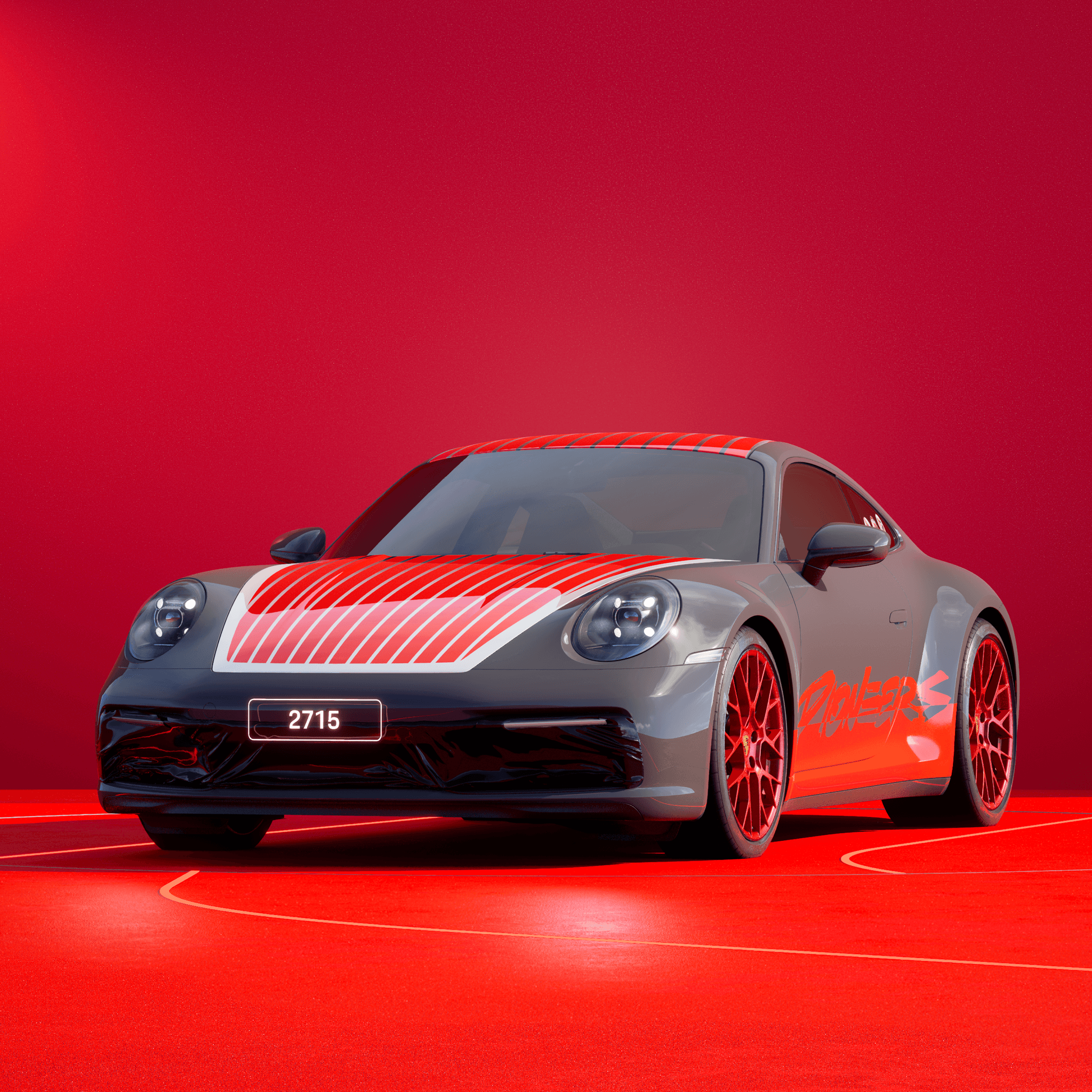 The PORSCHΞ 911 2715 image in phase