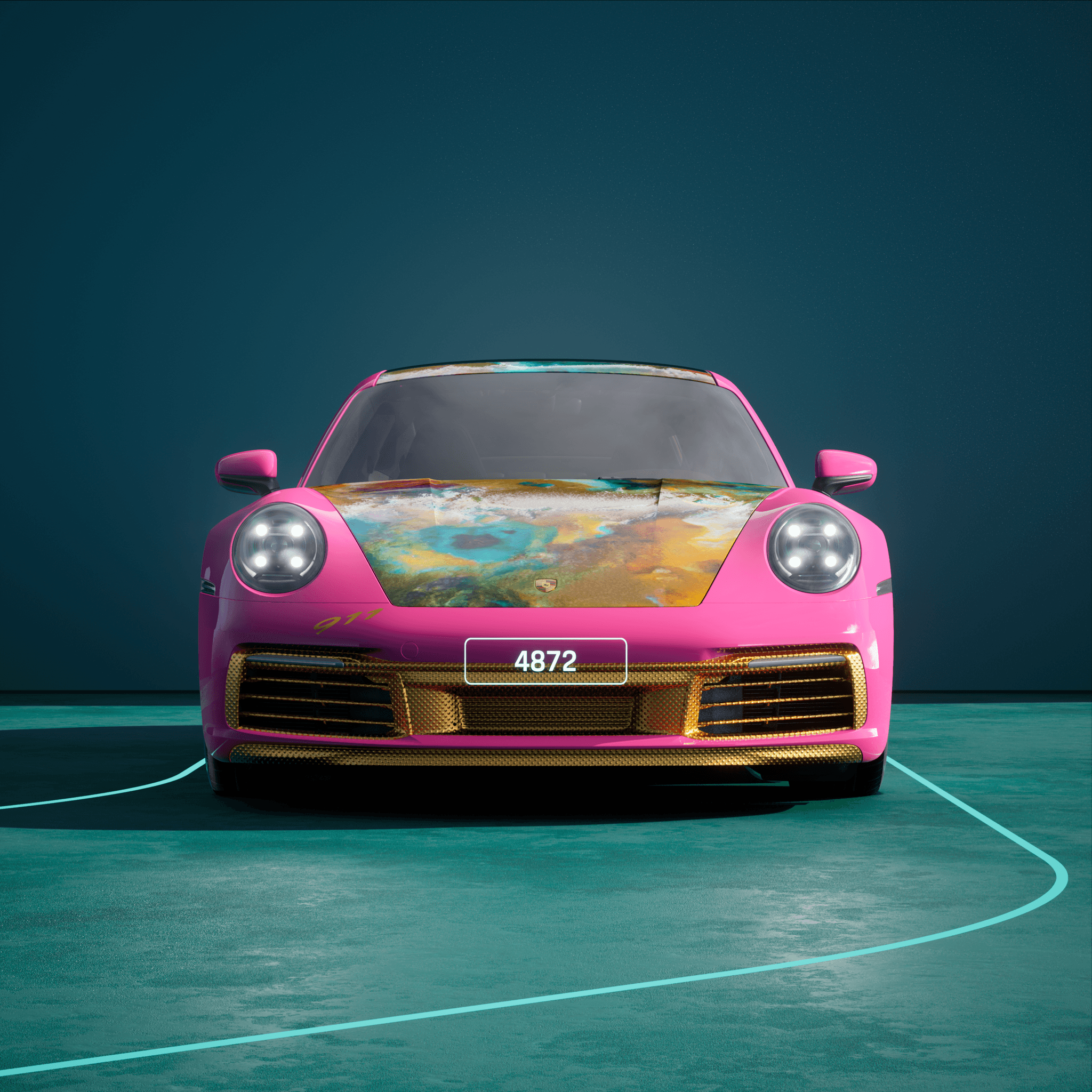 The PORSCHΞ 911 4872 image in phase