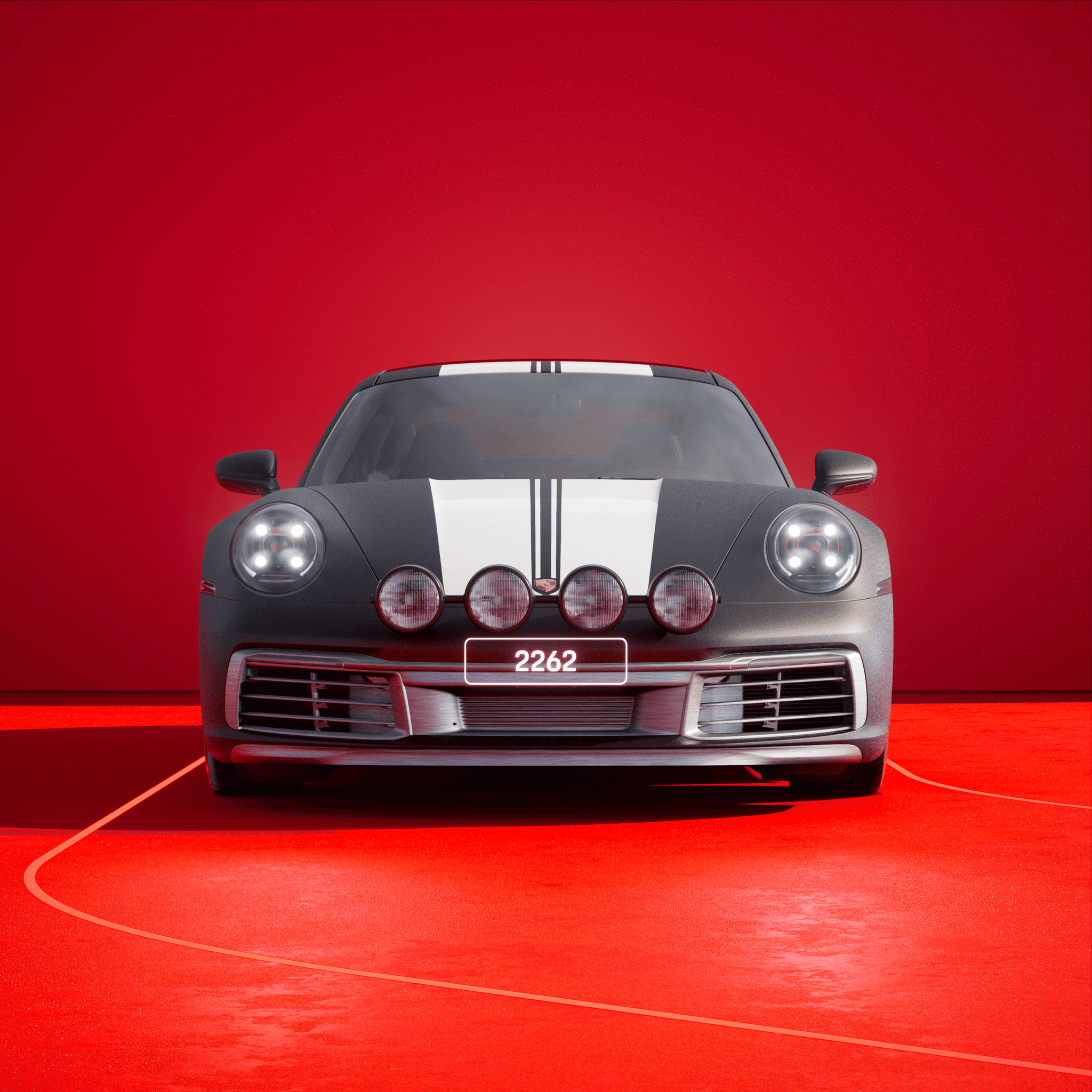 The PORSCHΞ 911 2262 image in phase