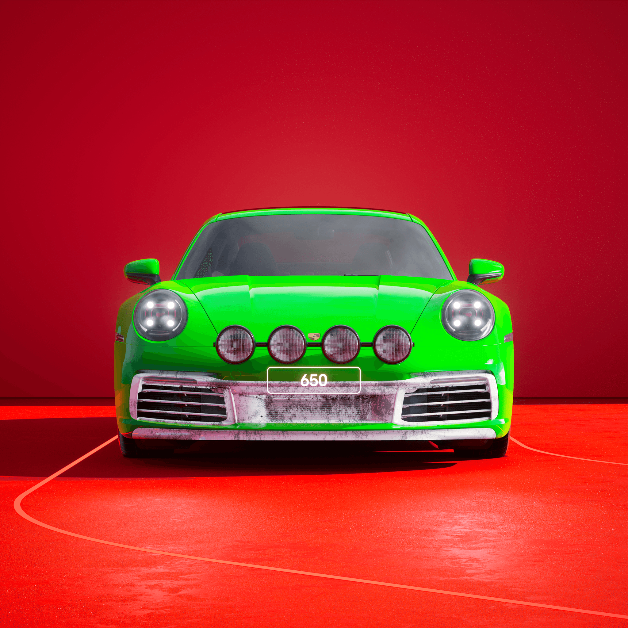 The PORSCHΞ 911 650 image in phase
