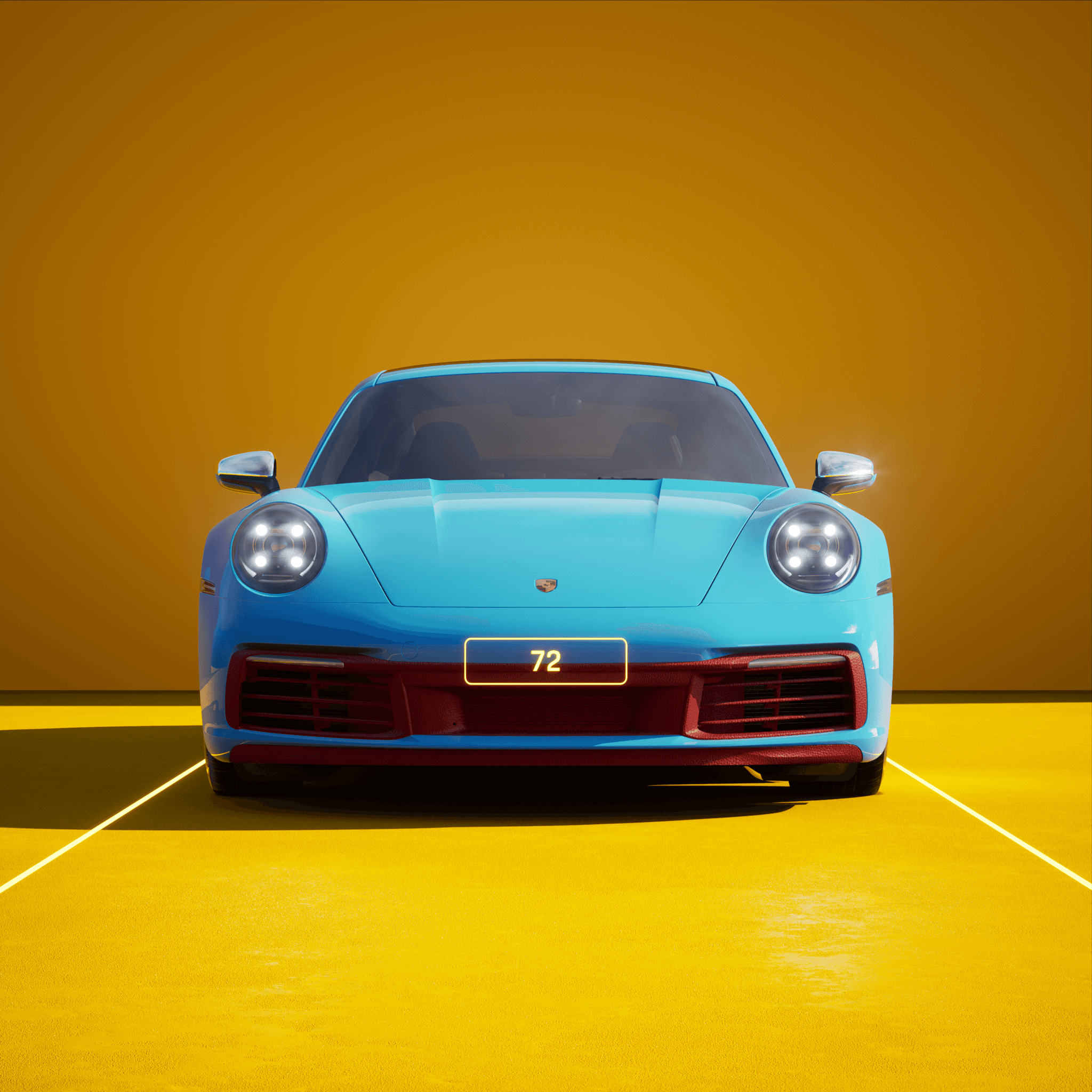 The PORSCHΞ 911 72 image in phase