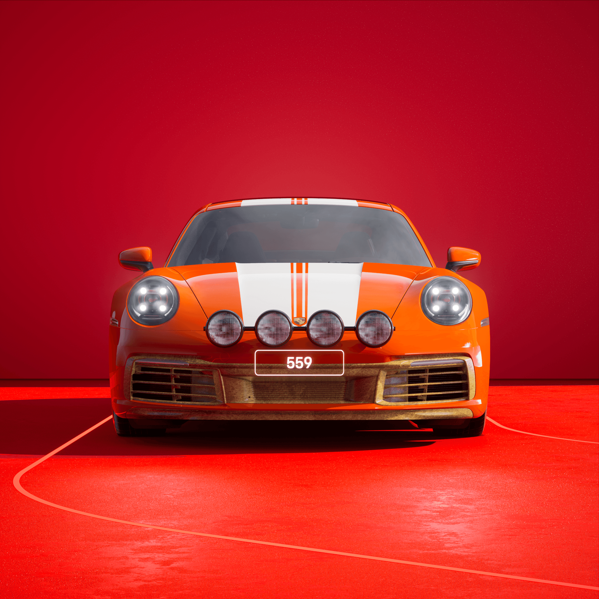 The PORSCHΞ 911 559 image in phase